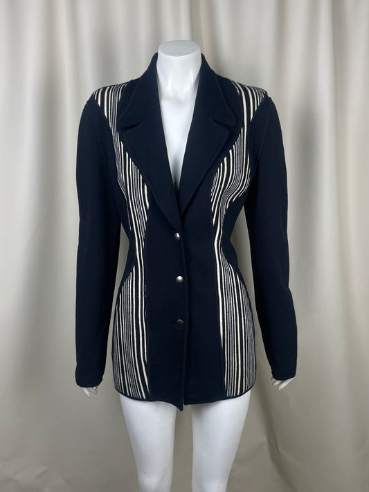 Thierry Mugler 1990’s Zebra Print Blazer (M)