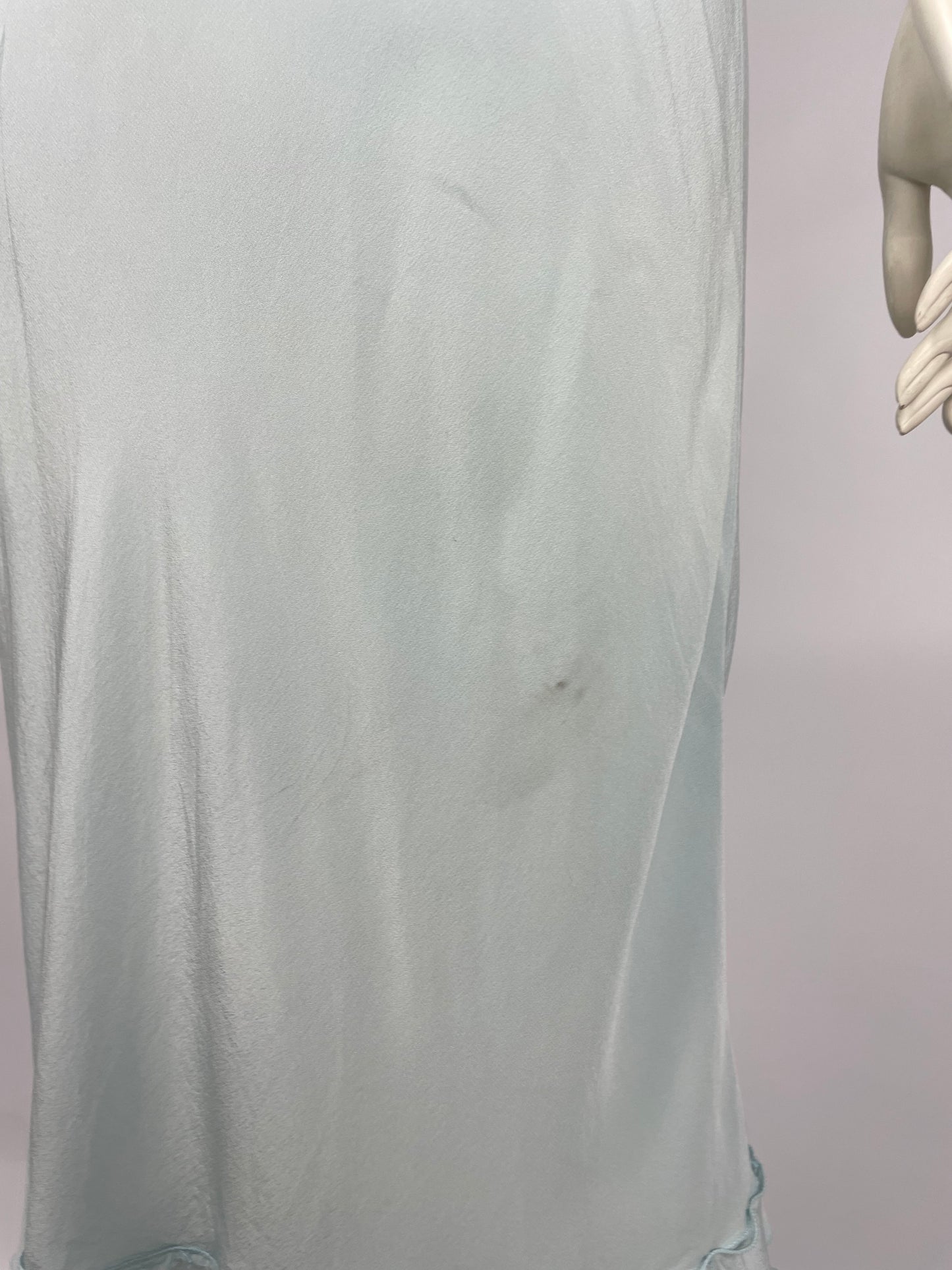 Prada 1990’s bias cut flared maxi dress