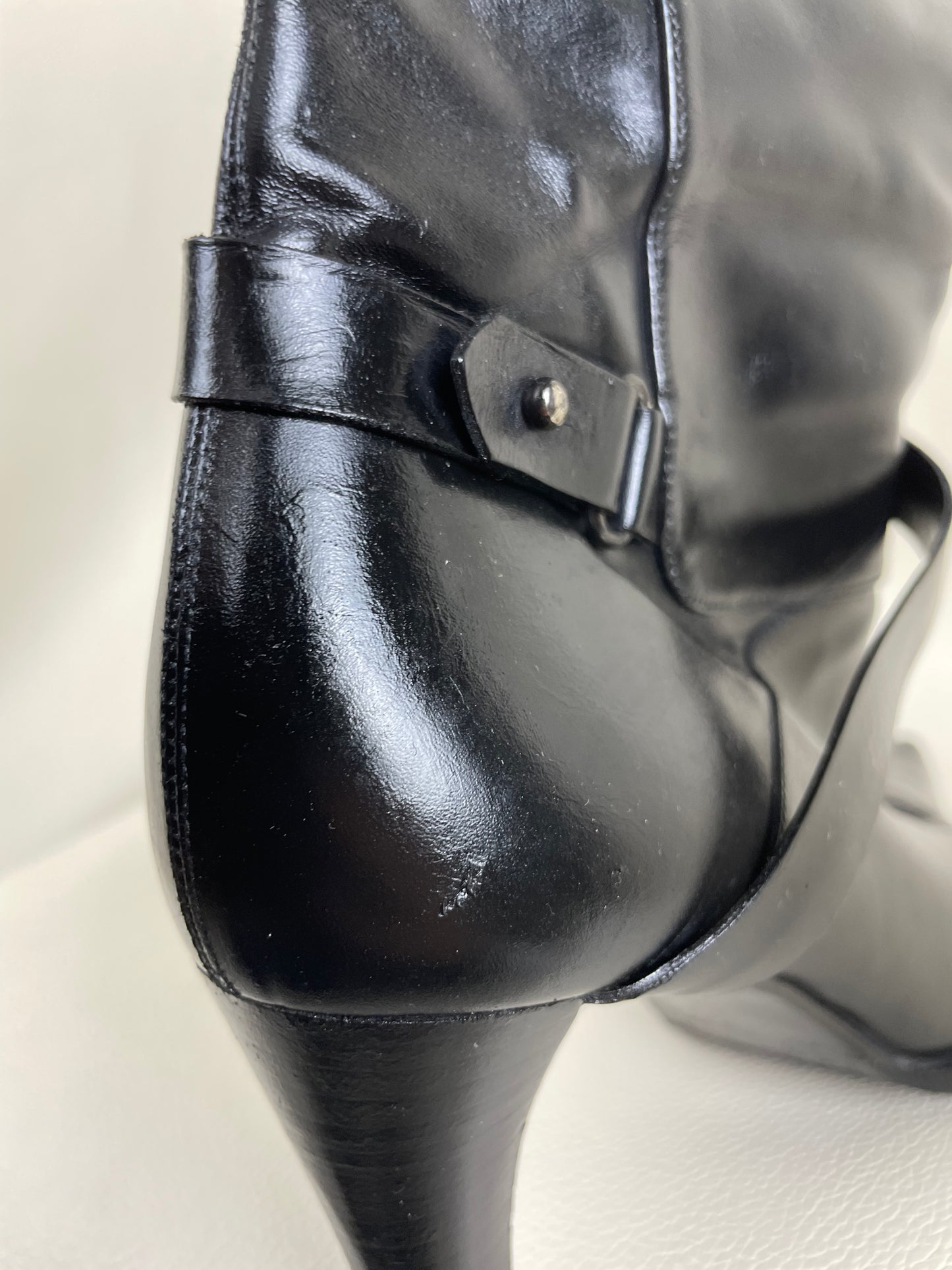 Balenciaga Leather Boots (37)