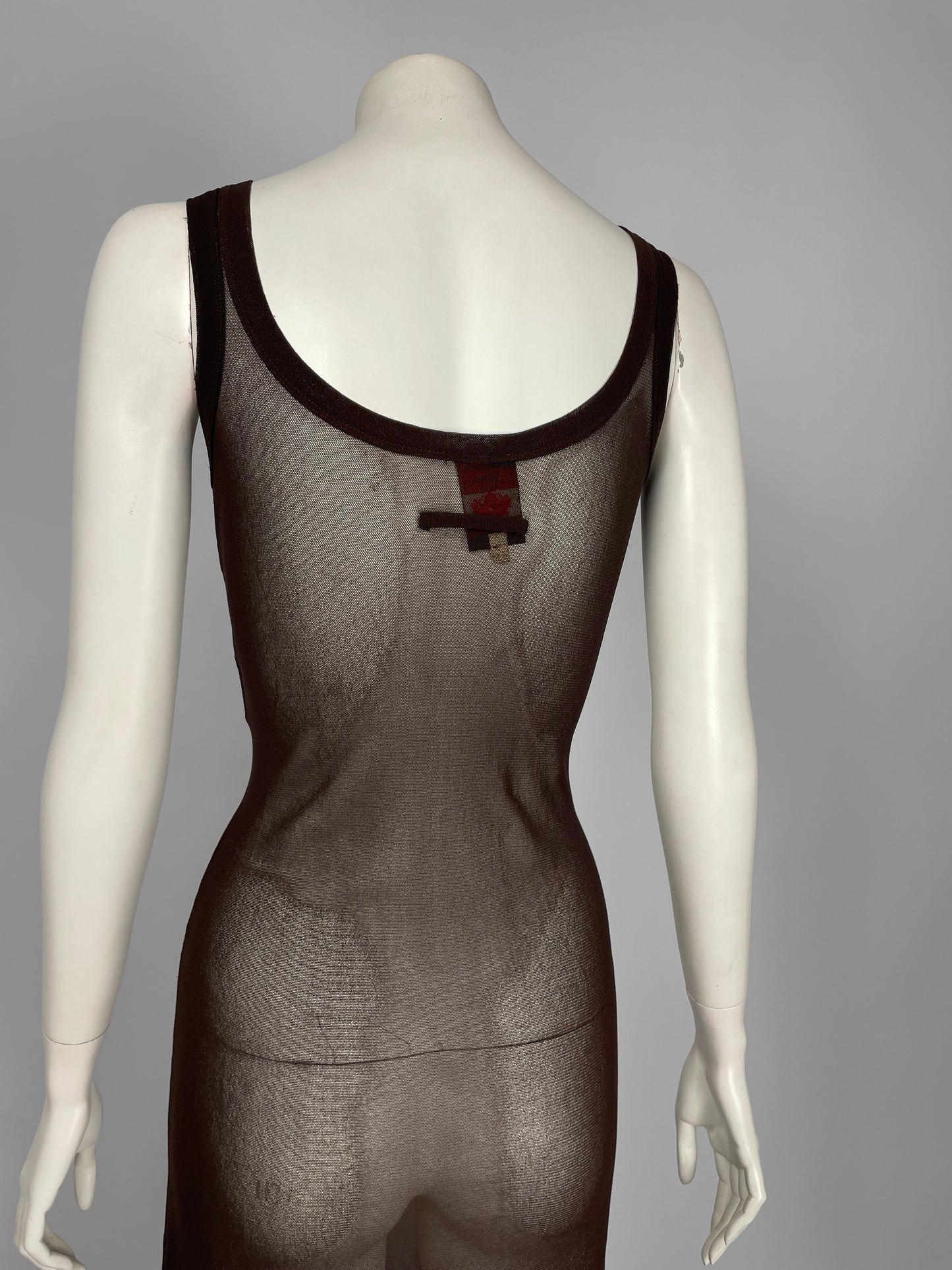 Jean Paul Gaultier mesh maxi dress