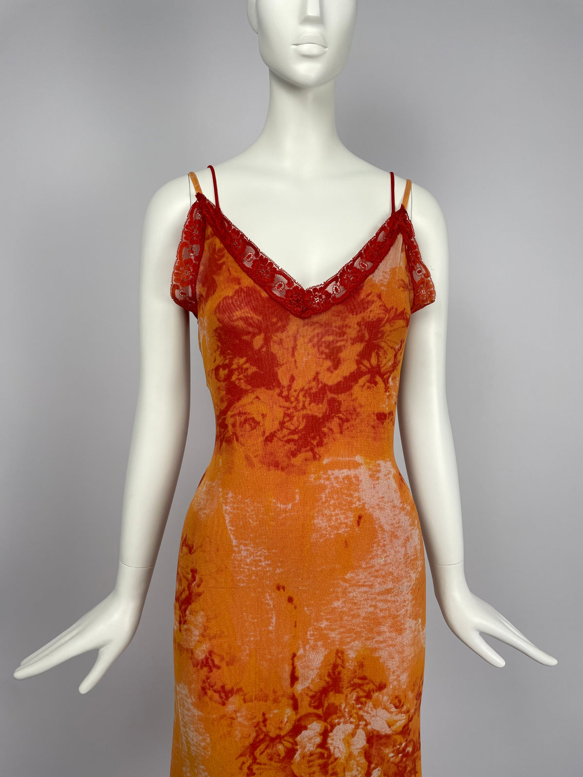 Jean Paul Gaultier 1990’s double layer mesh dress