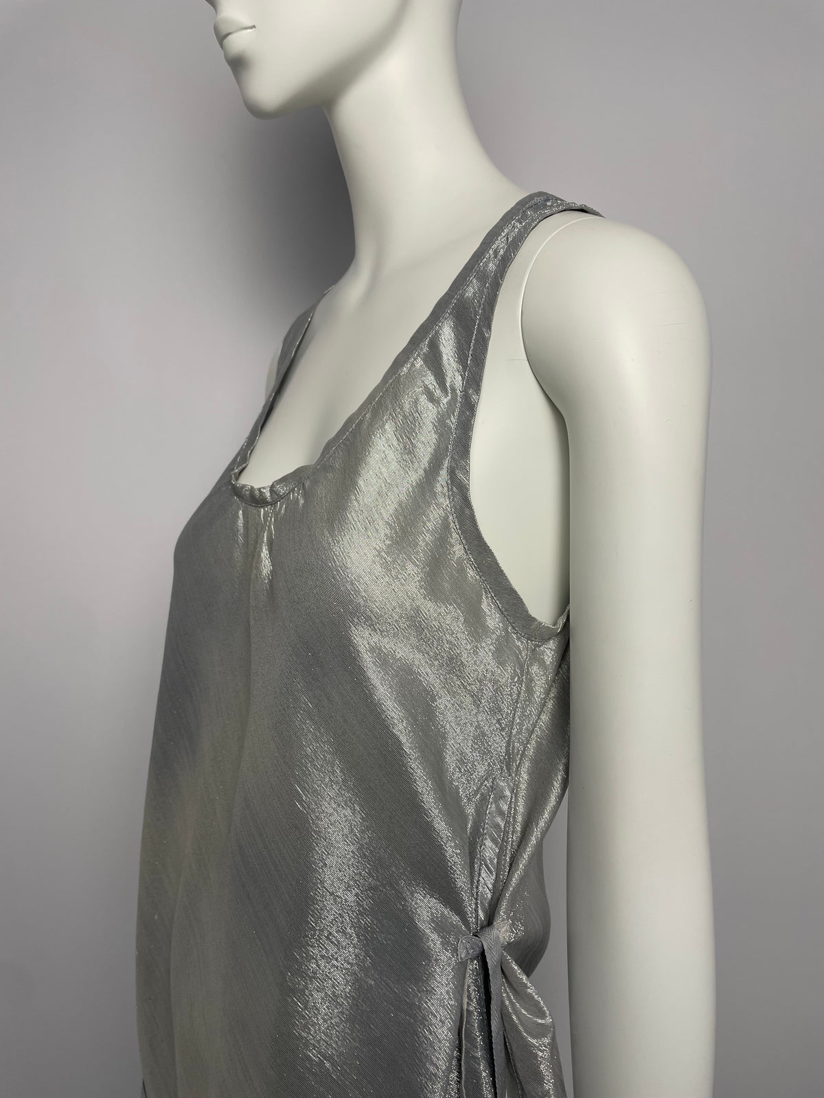 Prada 2000's Silver tie top