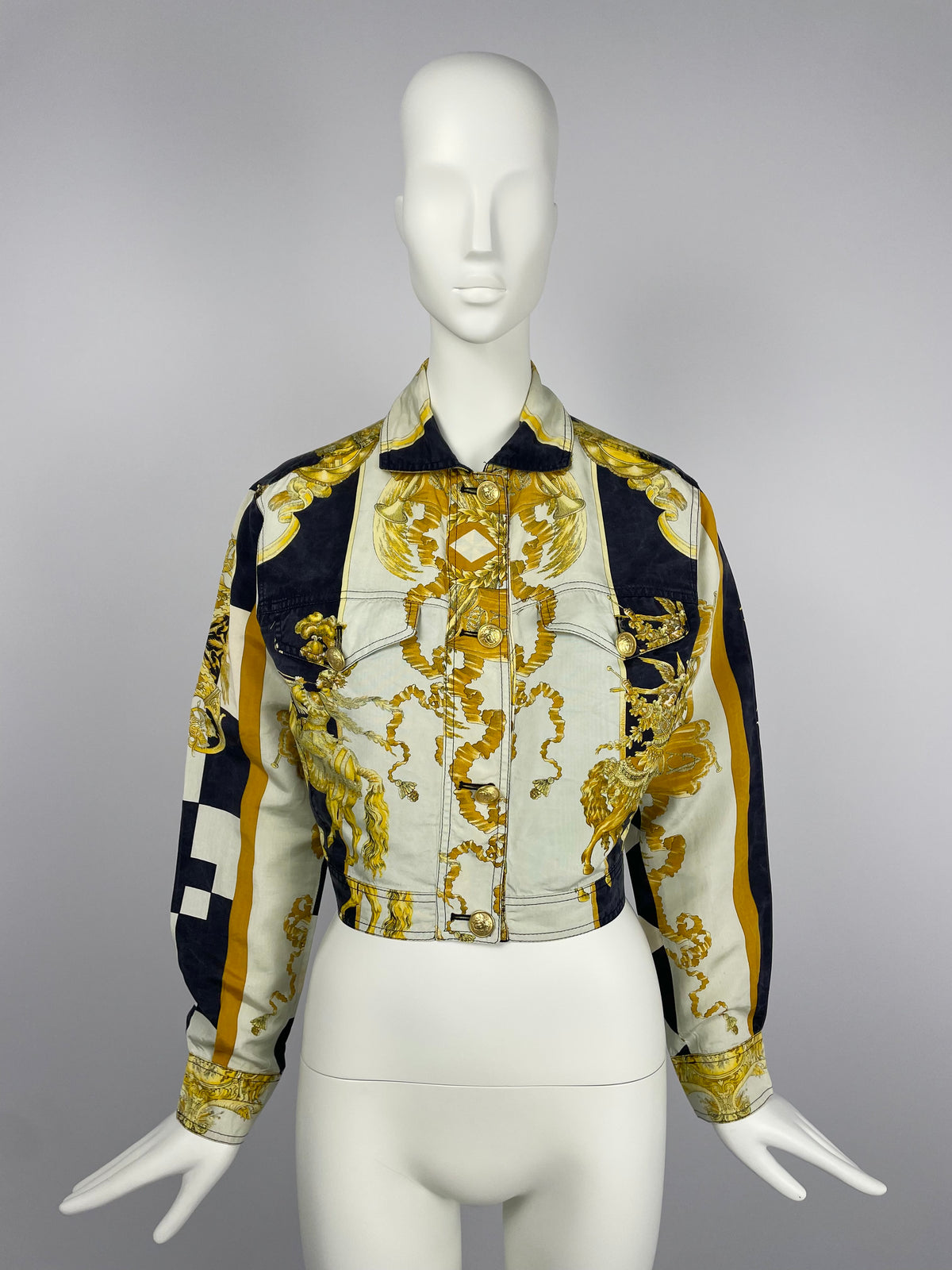 Gianni Versace S/S 1992 Barroque print jacket