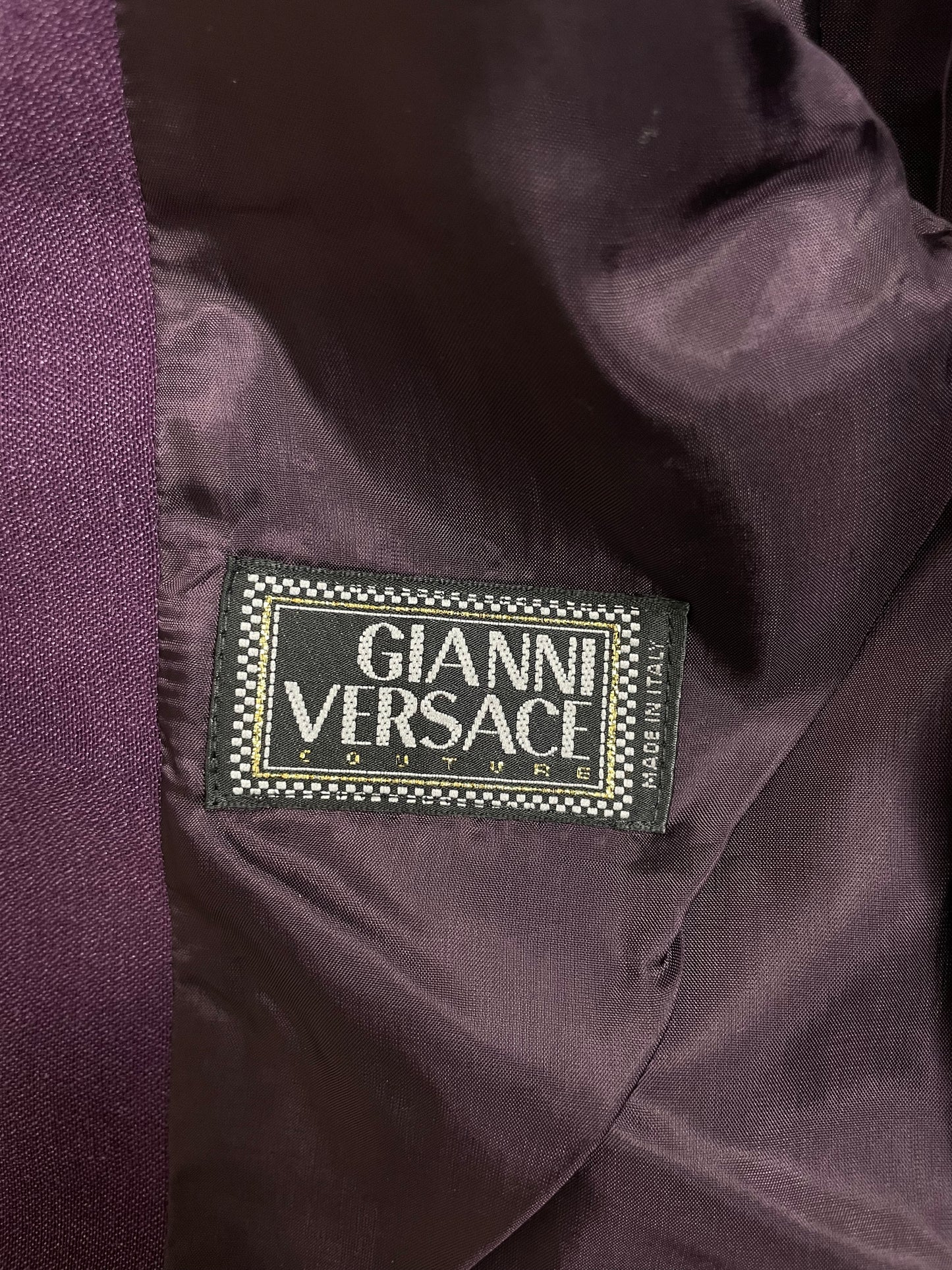 Gianni Versace Couture Fur Blazer