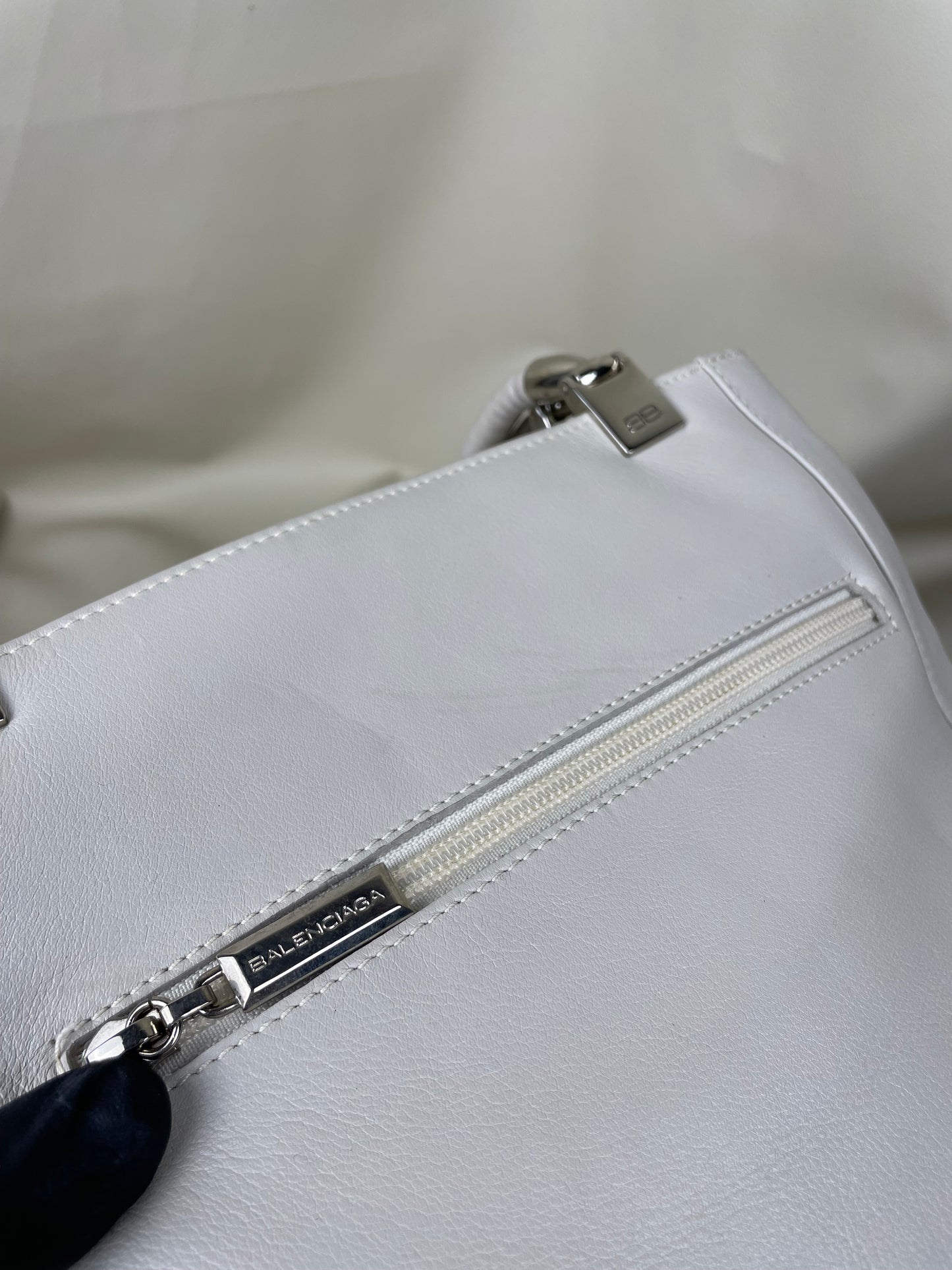 Balenciaga White Bag