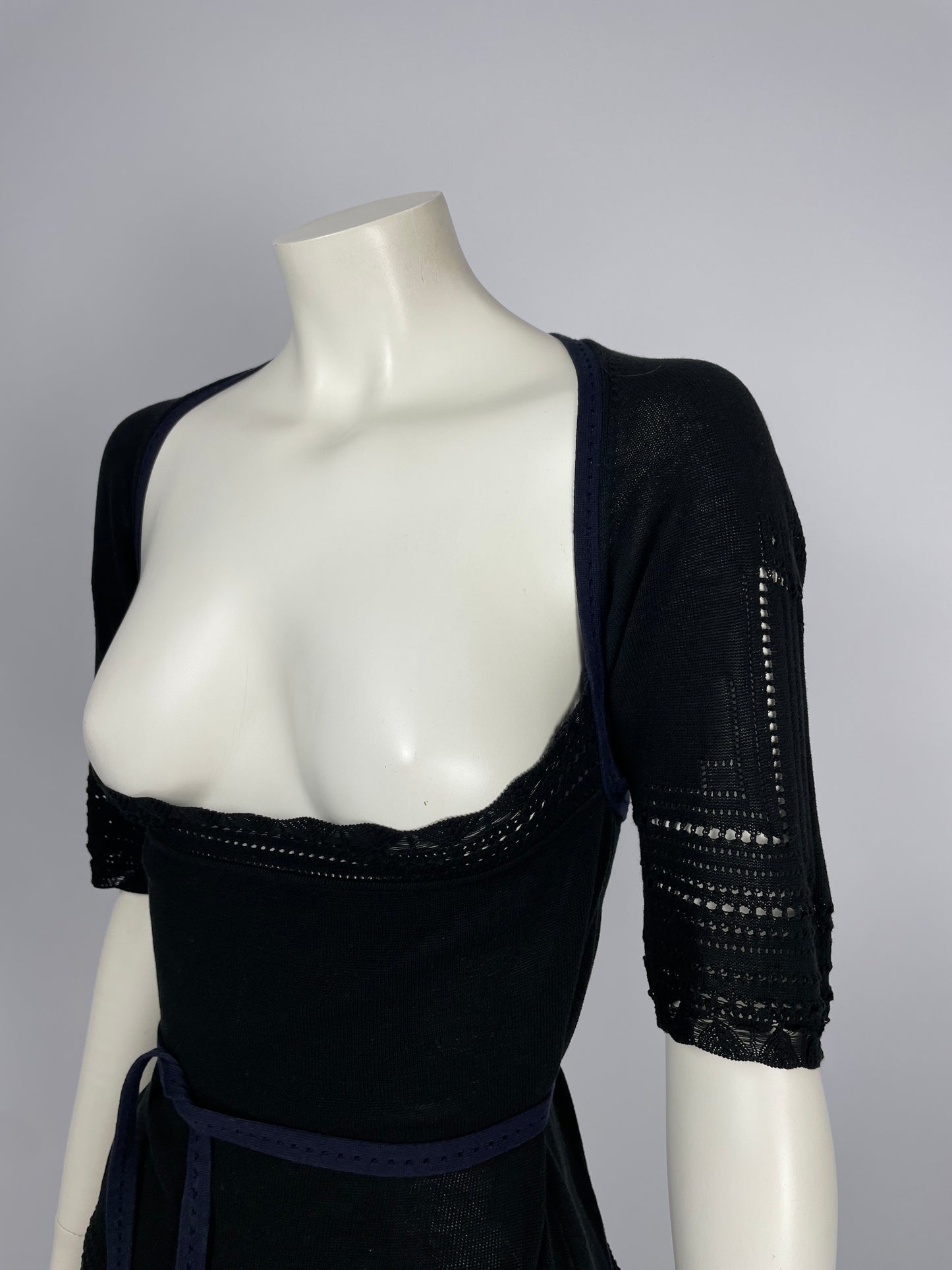Dior by John Galliano S/S 2000 bondage knit top.