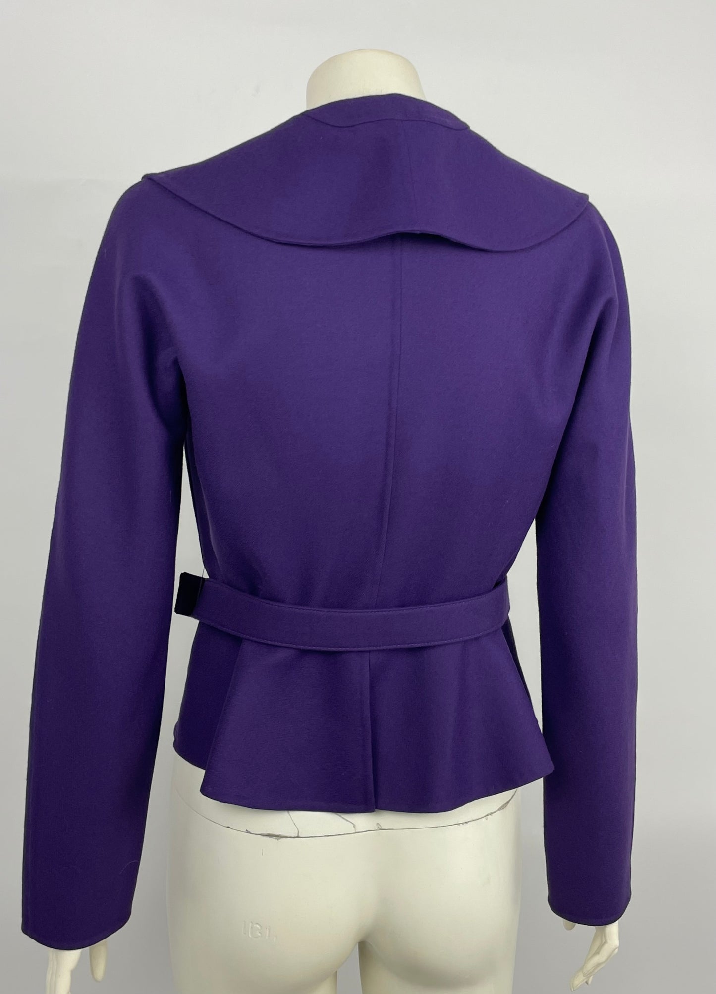 Gianni Versace F/W 2000 Purple belt jacket