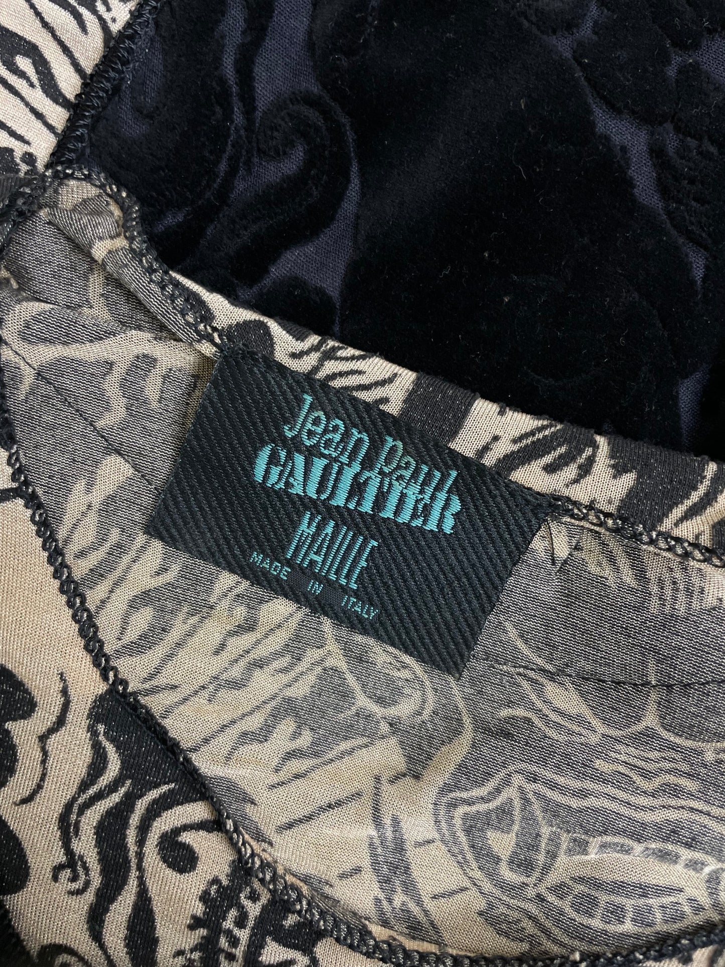 Jean Paul Gaultier Tattoo Mesh Dress (M)