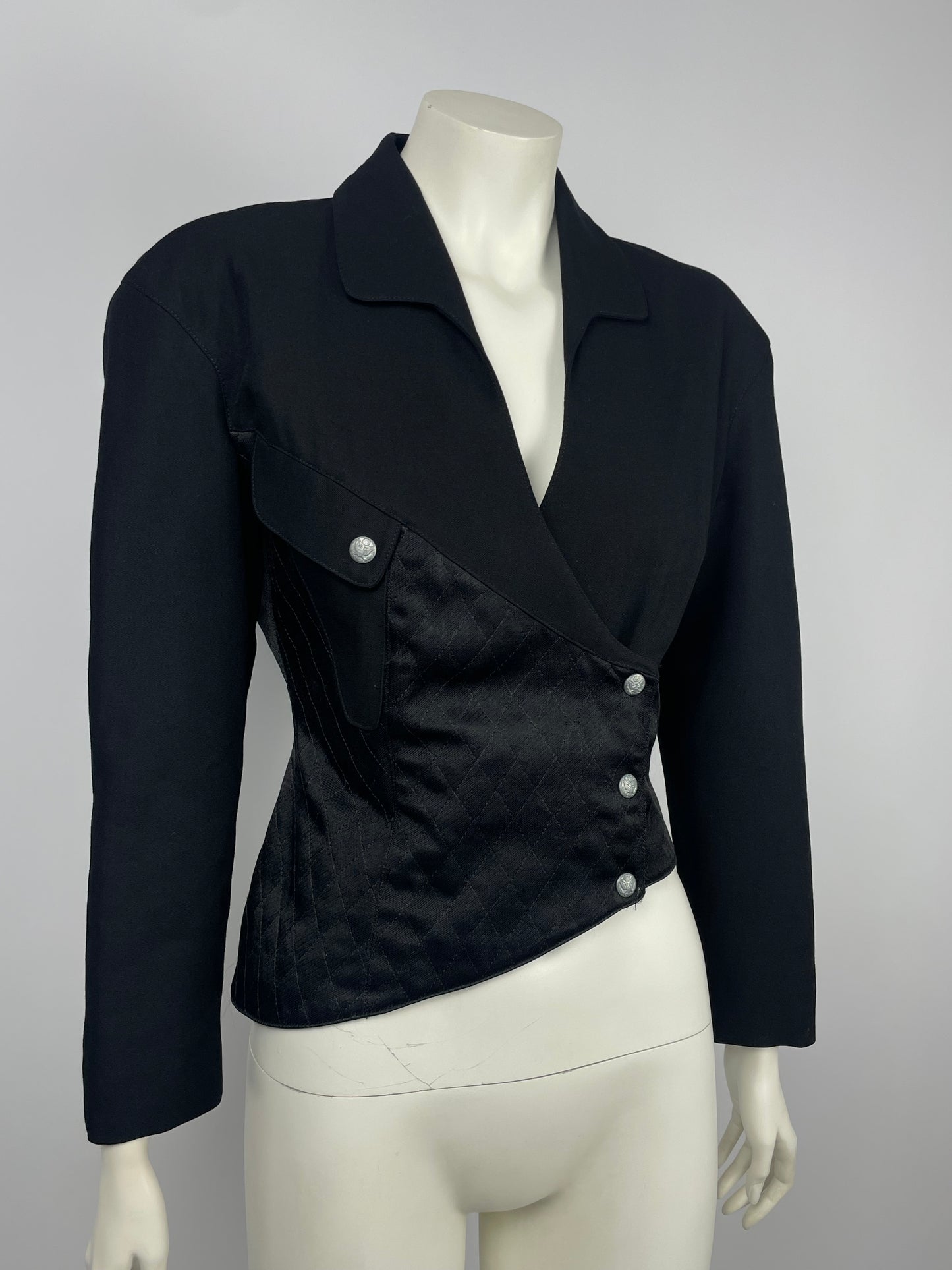 Thierry Mugler 1980’s Asymmetrical Jacket