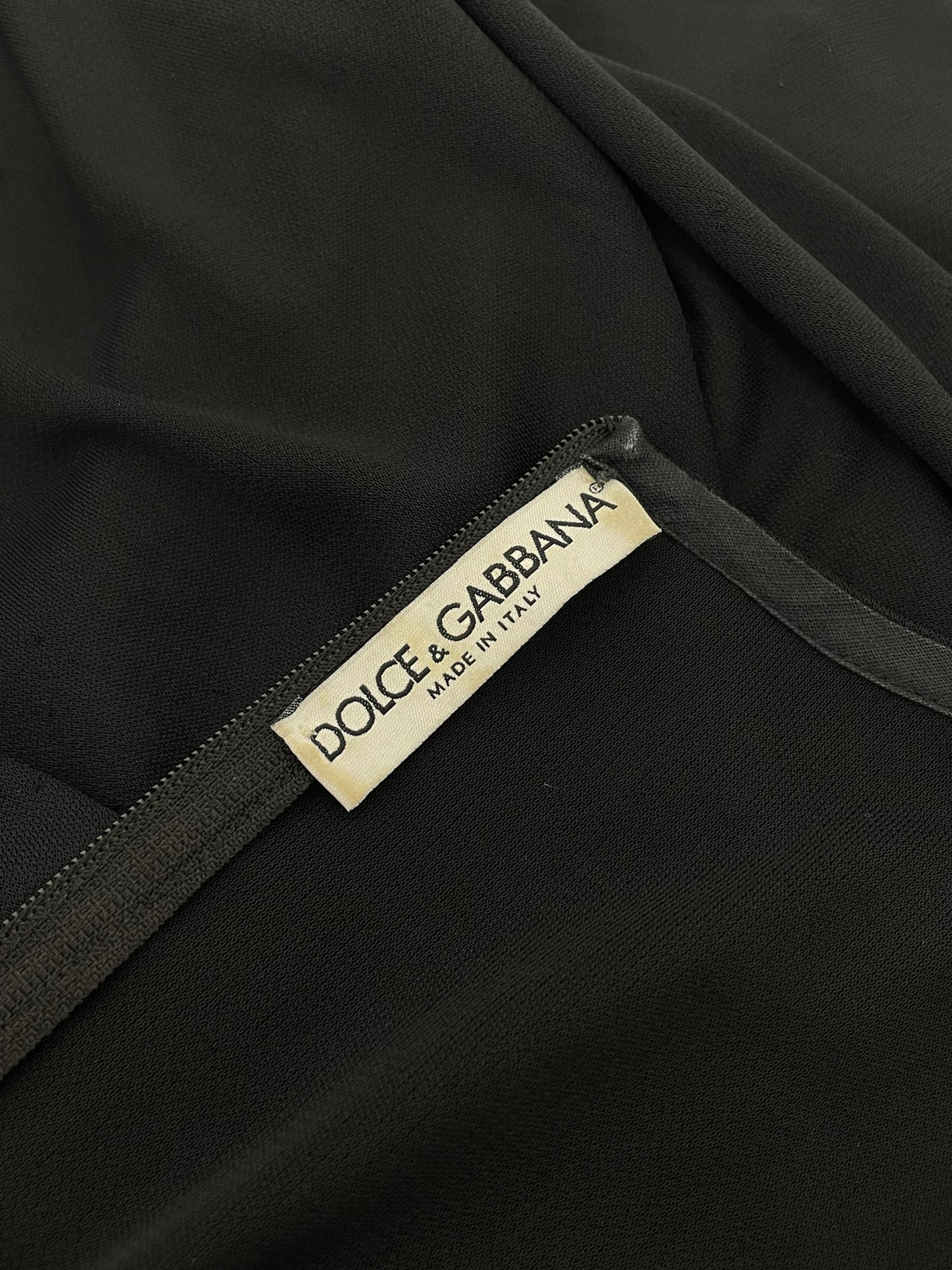Dolce & Gabbana 1990’s wide neckline mini dress
