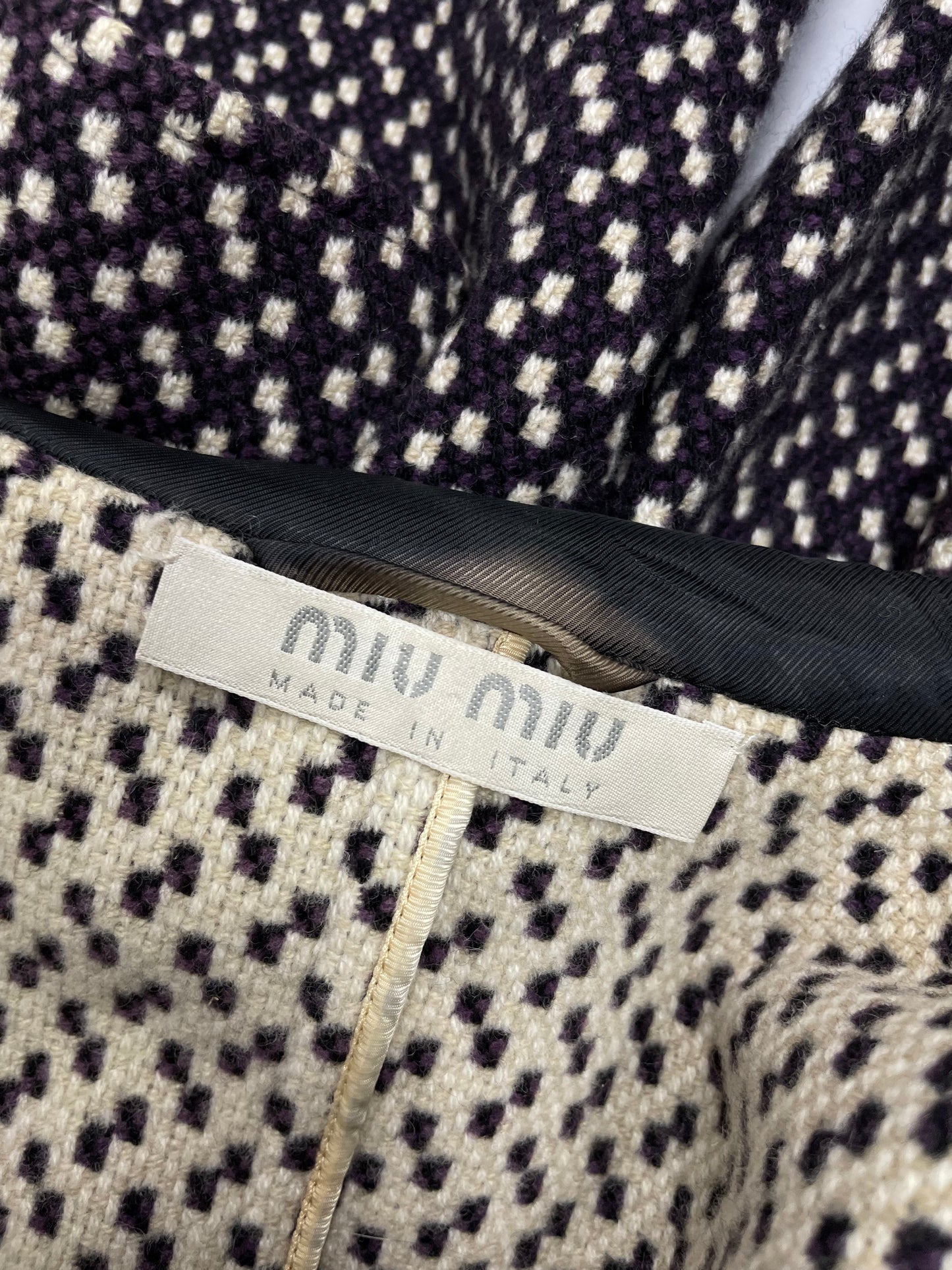 Miu Miu F/W 2000 Tweed Coat