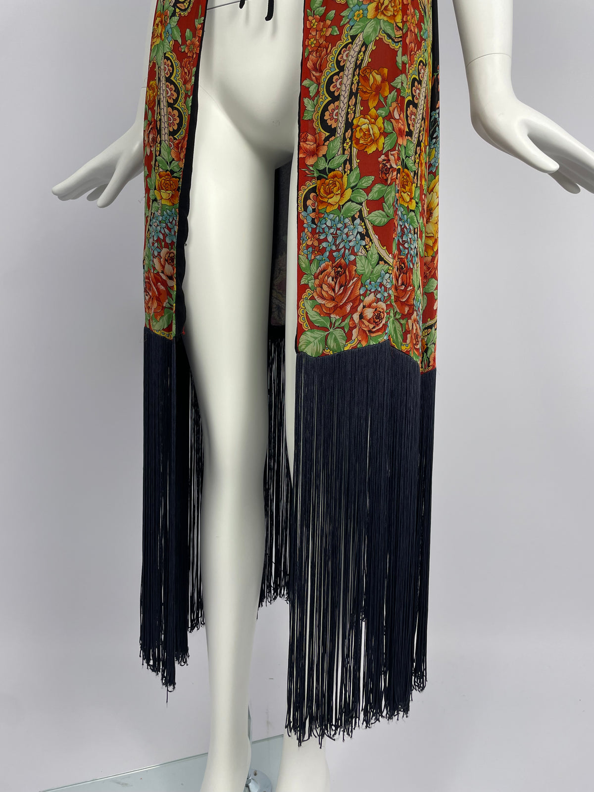 Dolce & Gabbana F/W 1993 fringes cardigan dress
