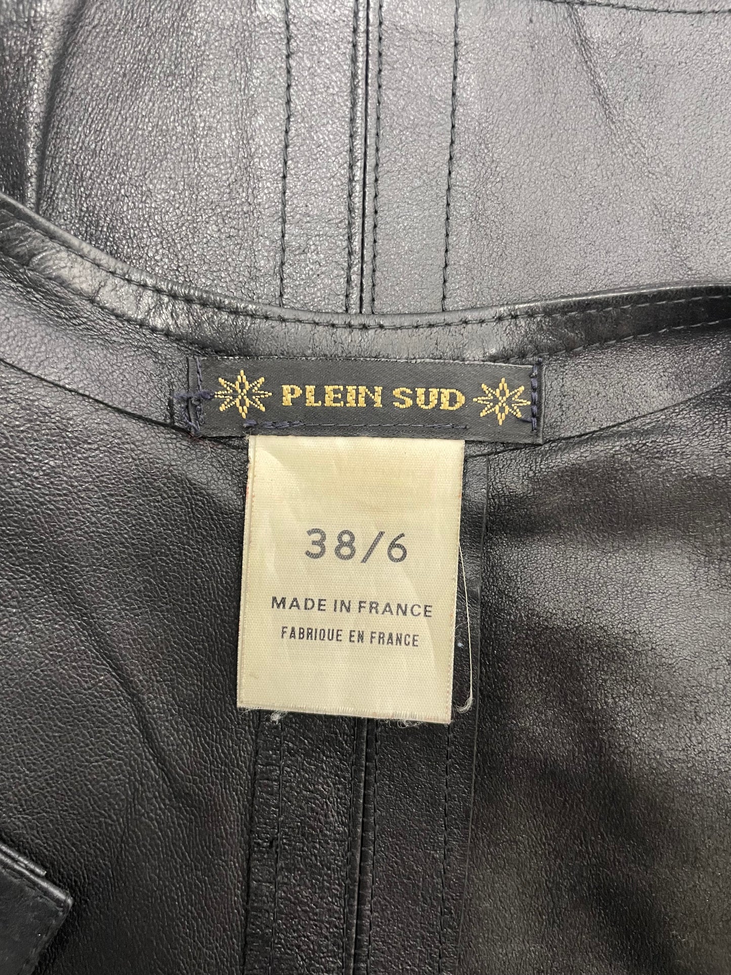Plein Sud F/W 2002 Leather Vest