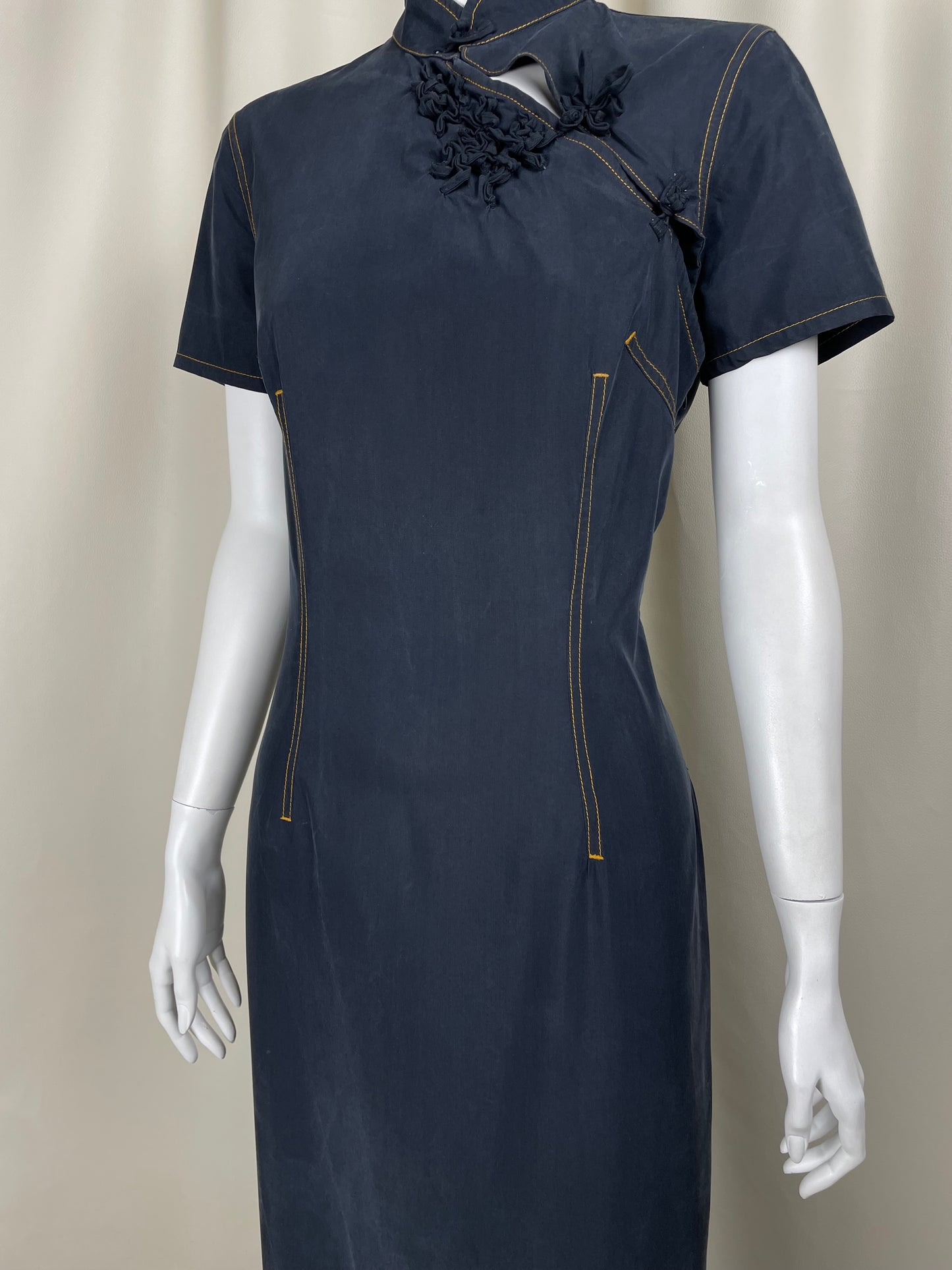 Jean Paul Gaultier Qipao Maxi Dress (M)