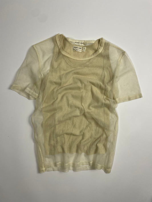 Helmut Lang S/S 1999 Mesh Twin Set