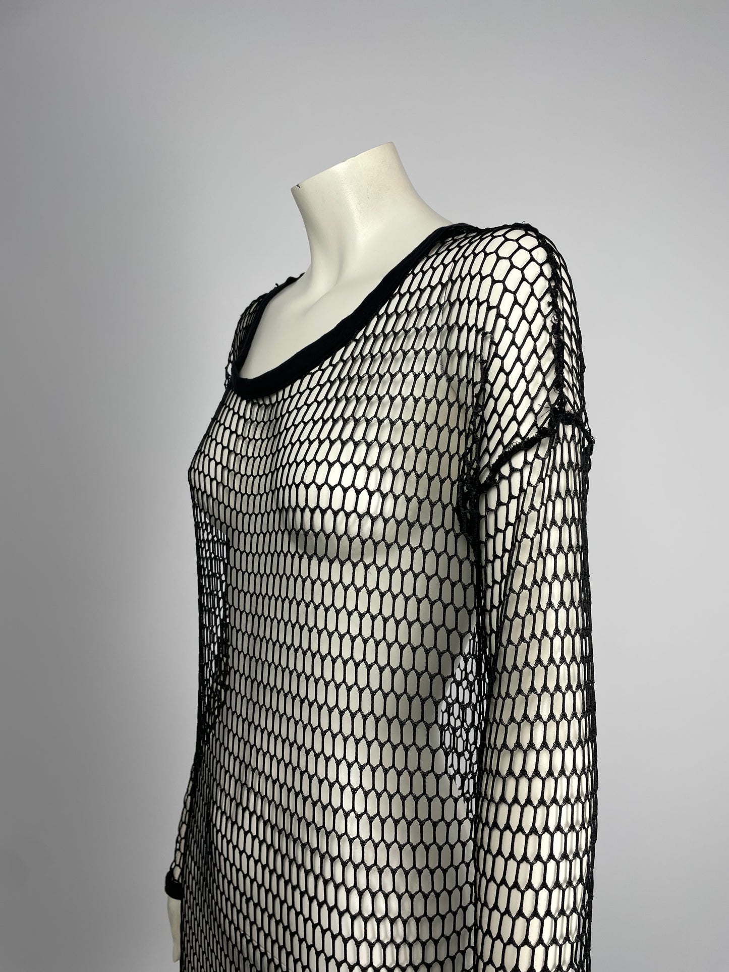 Dolce & Gabbana S/S 1997 net mini dress.