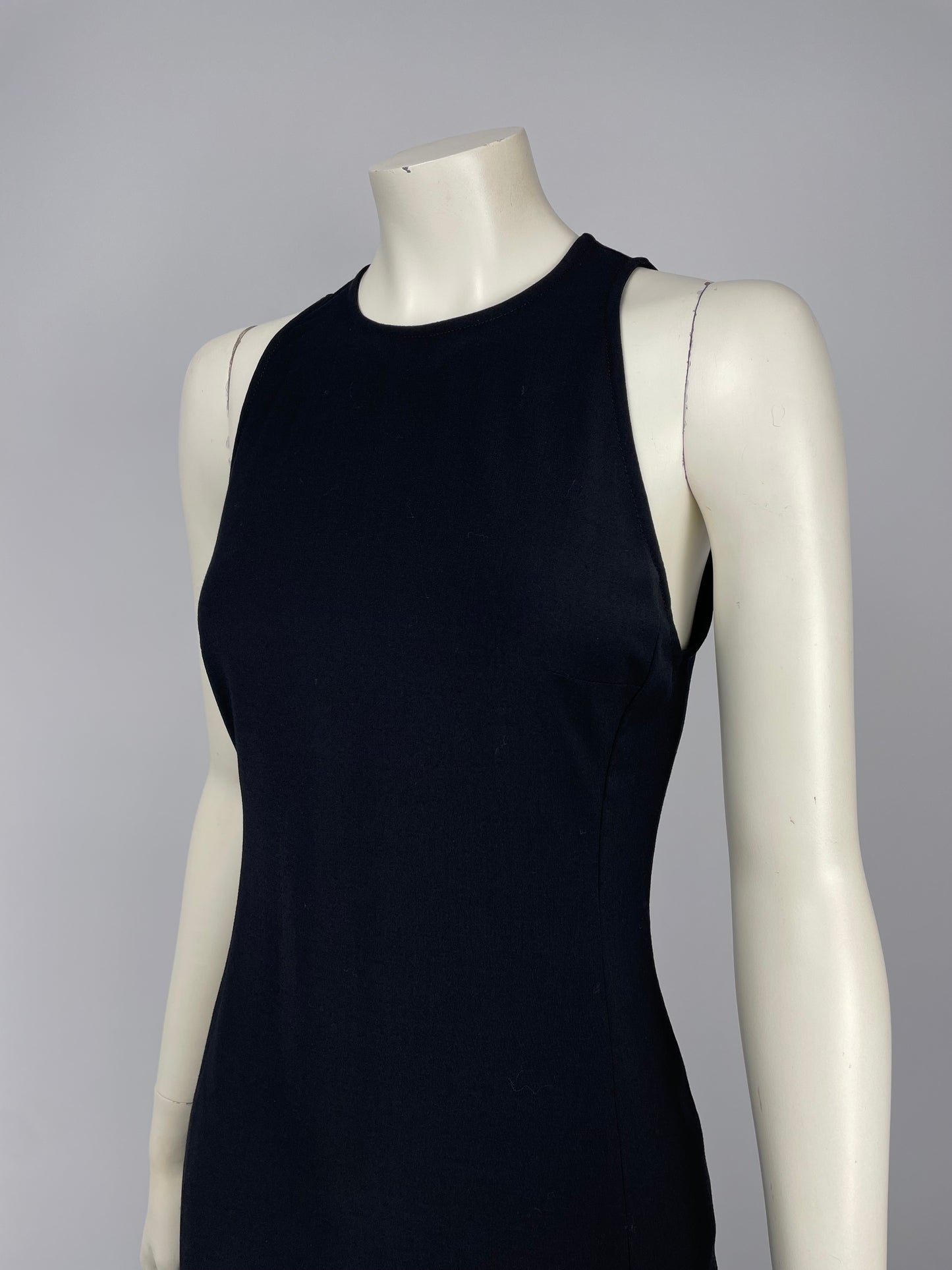 Gianni Versace 1990’s black sheath mini dress.