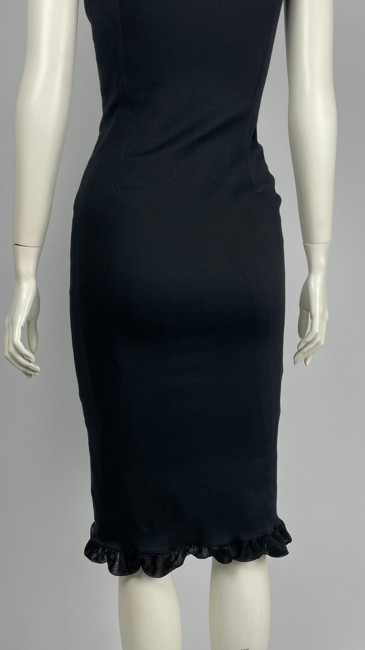 Dolce & Gabbana Early 1990’s  Sheath Double Layer Dress