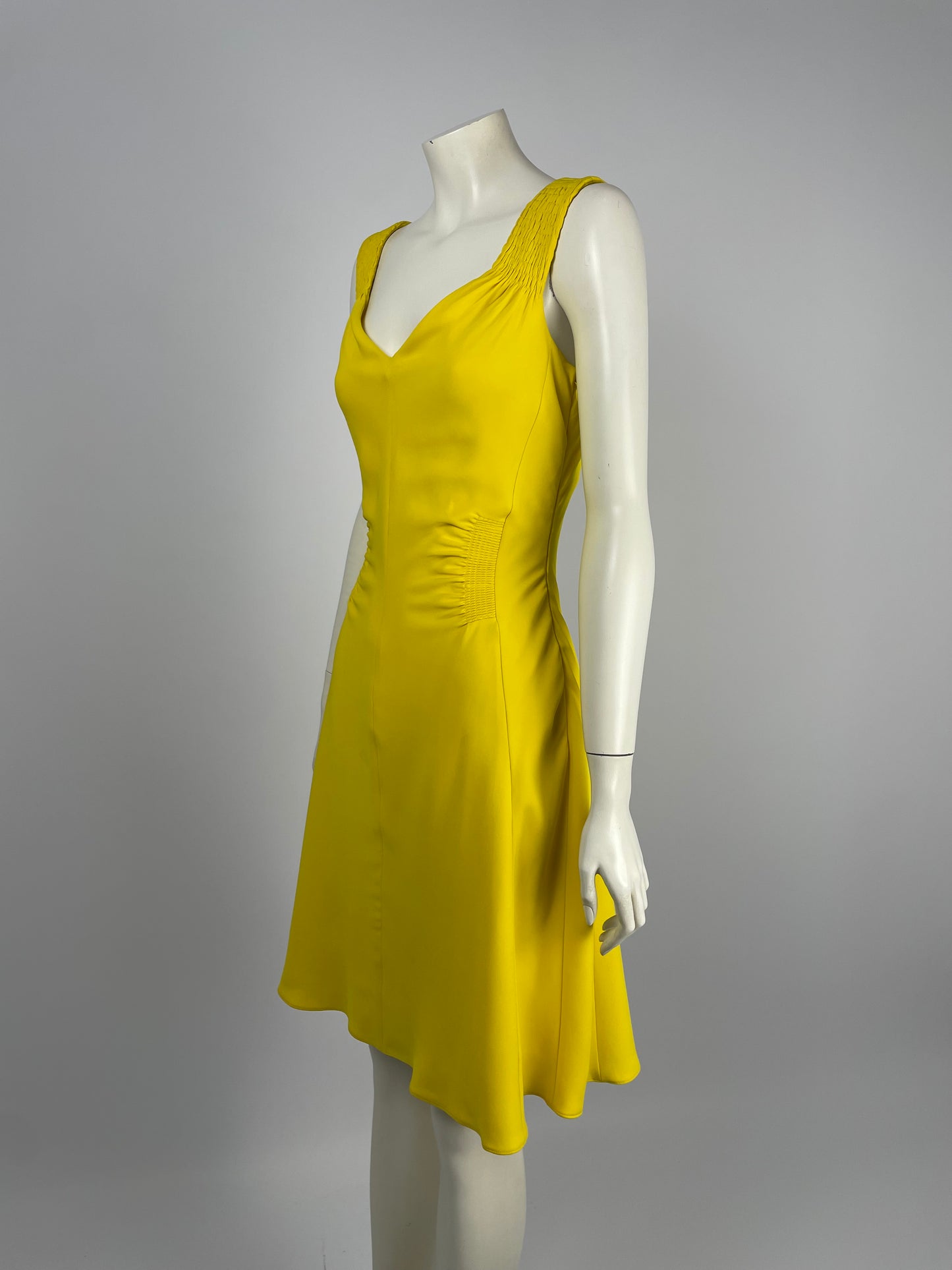Dior by Maria Grazia Cruise 2017 yellow midi dress