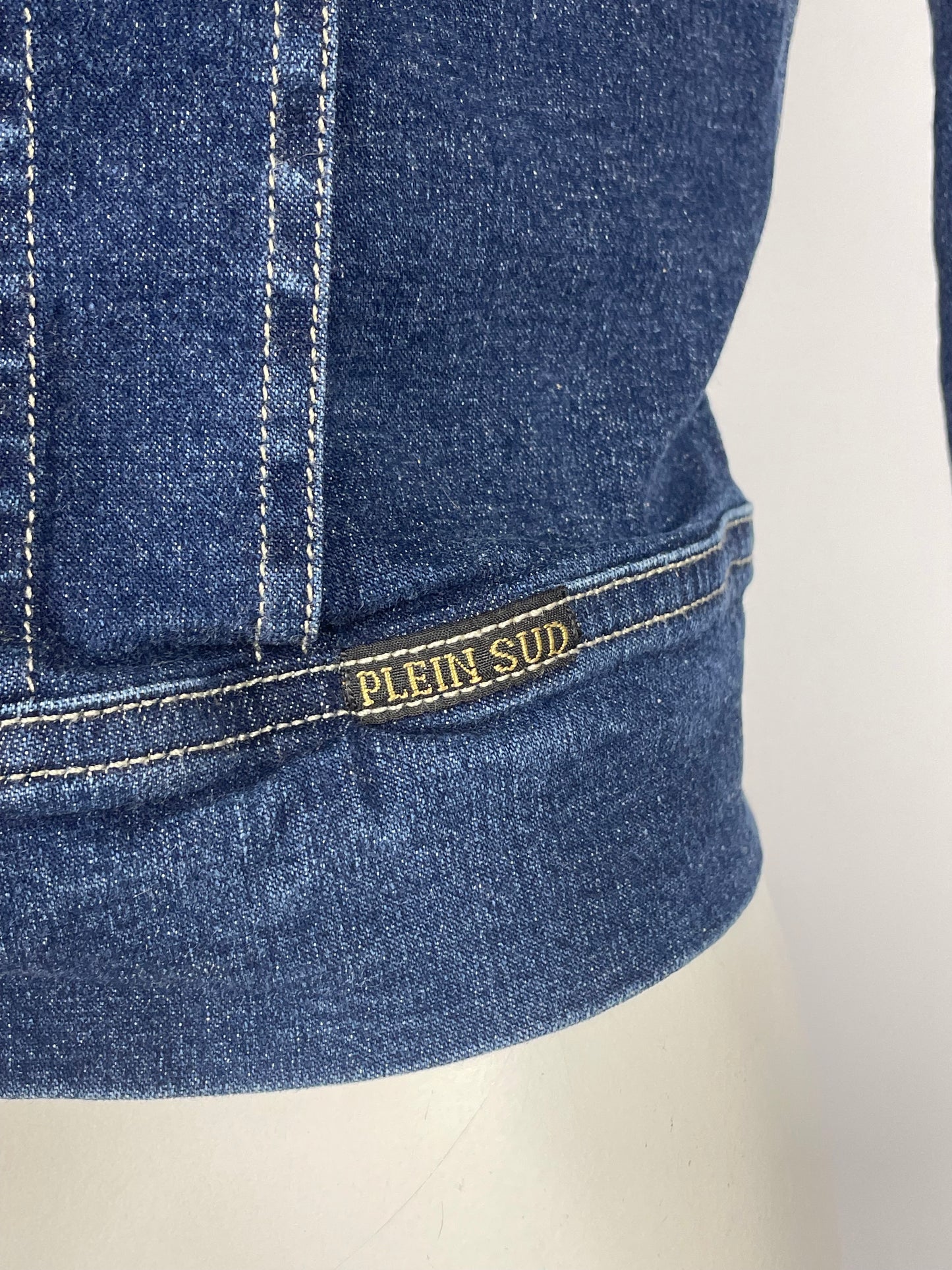 Plein Sud F/W 2000 Elastic jean jacket