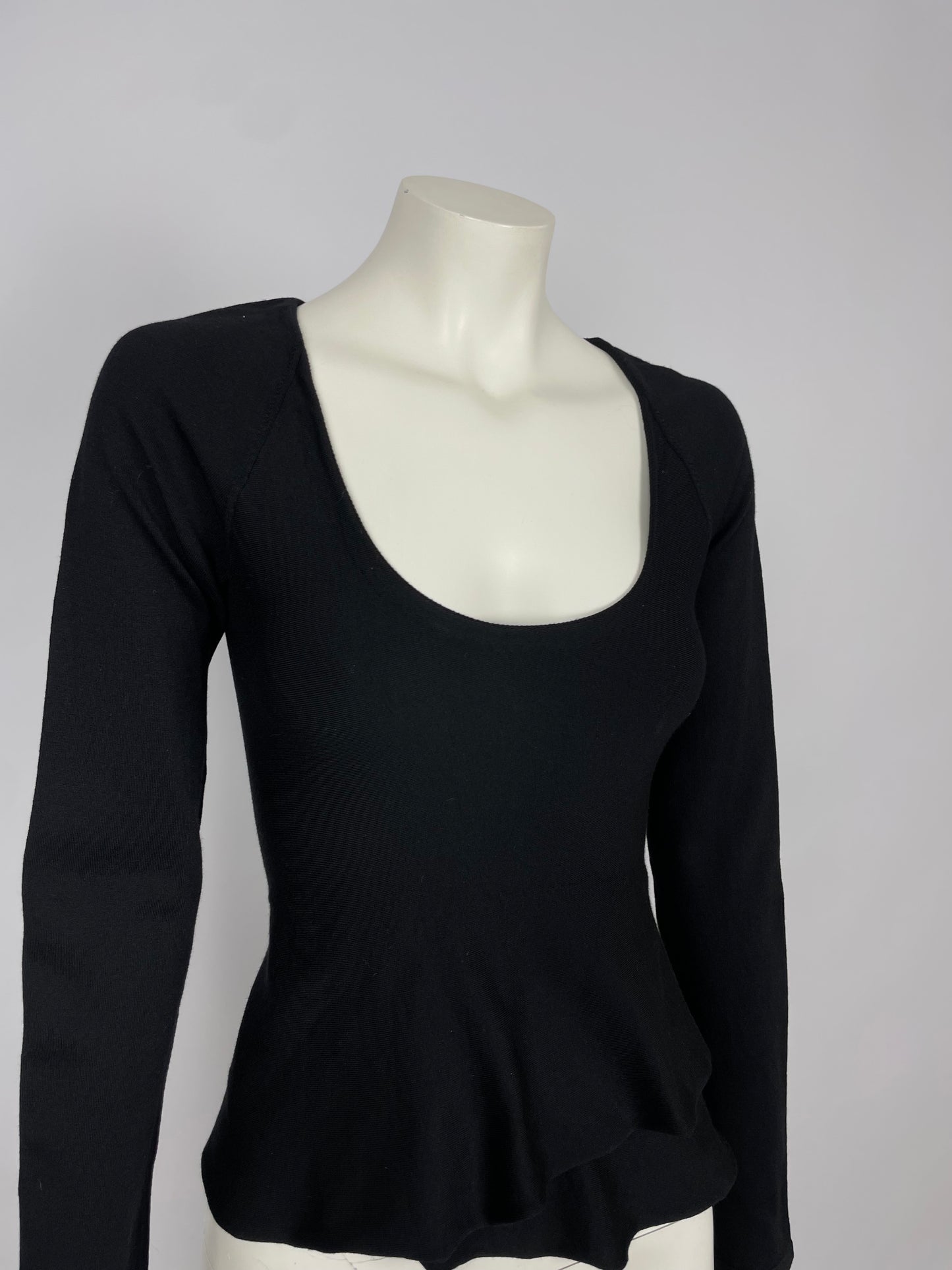 Yves Saint Laurent by Tom Ford double layer wool top