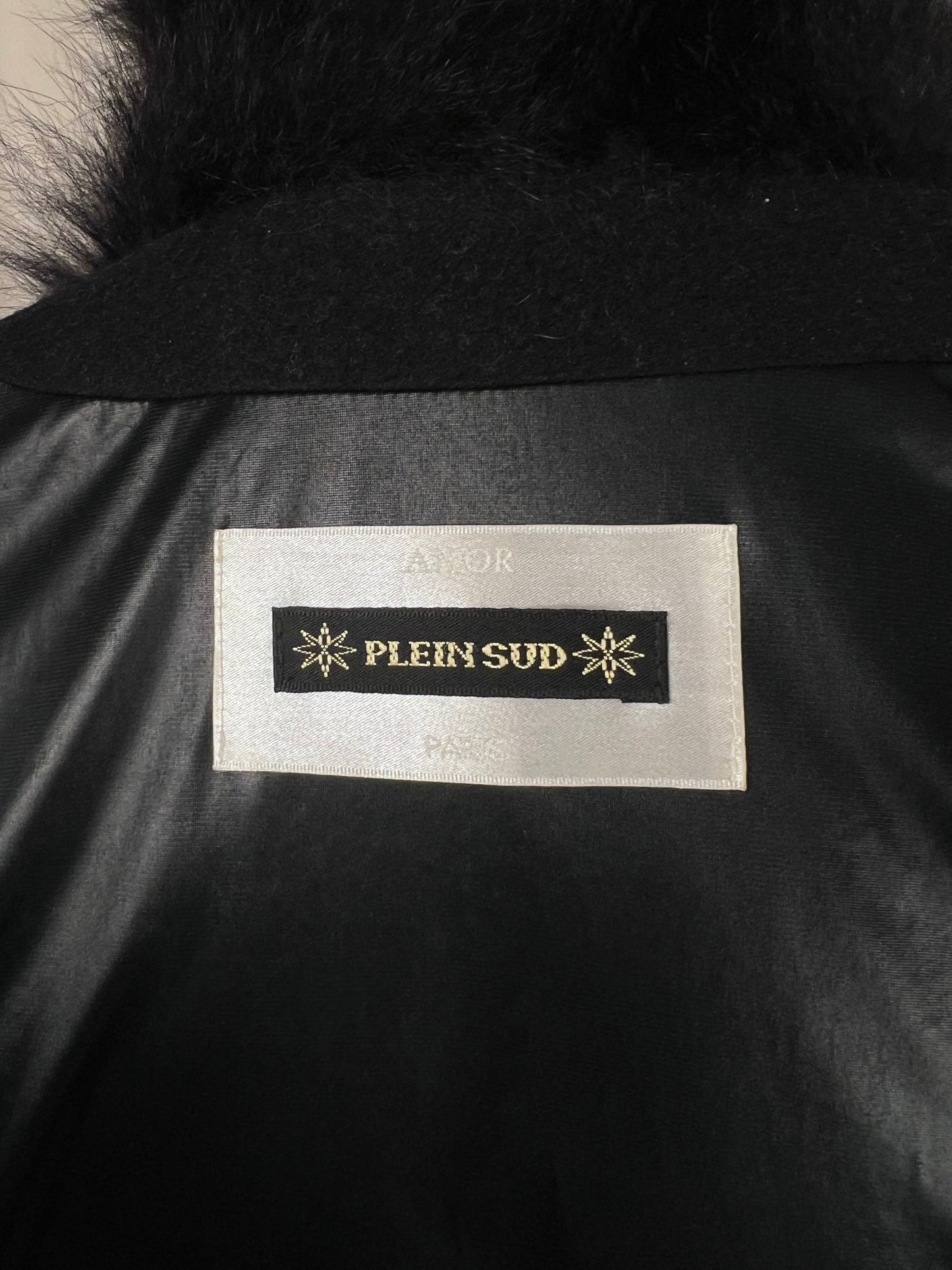 Plein Sud F/W 2004 Fox Fur Cashmere Coat (M)