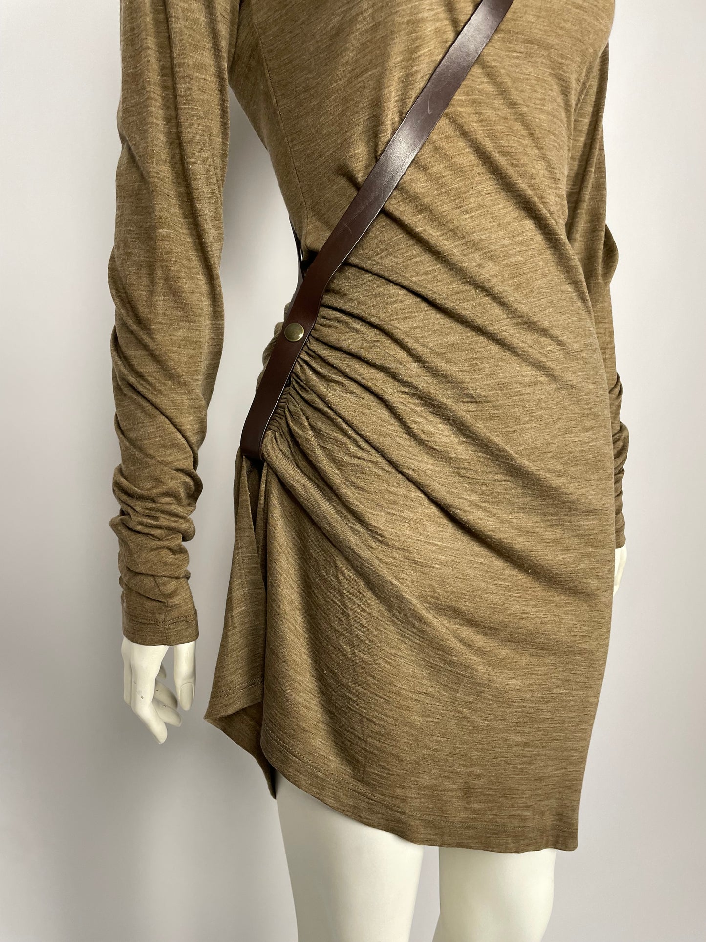 Jean Paul Gaultier 1990’s turtleneck bondage dress.