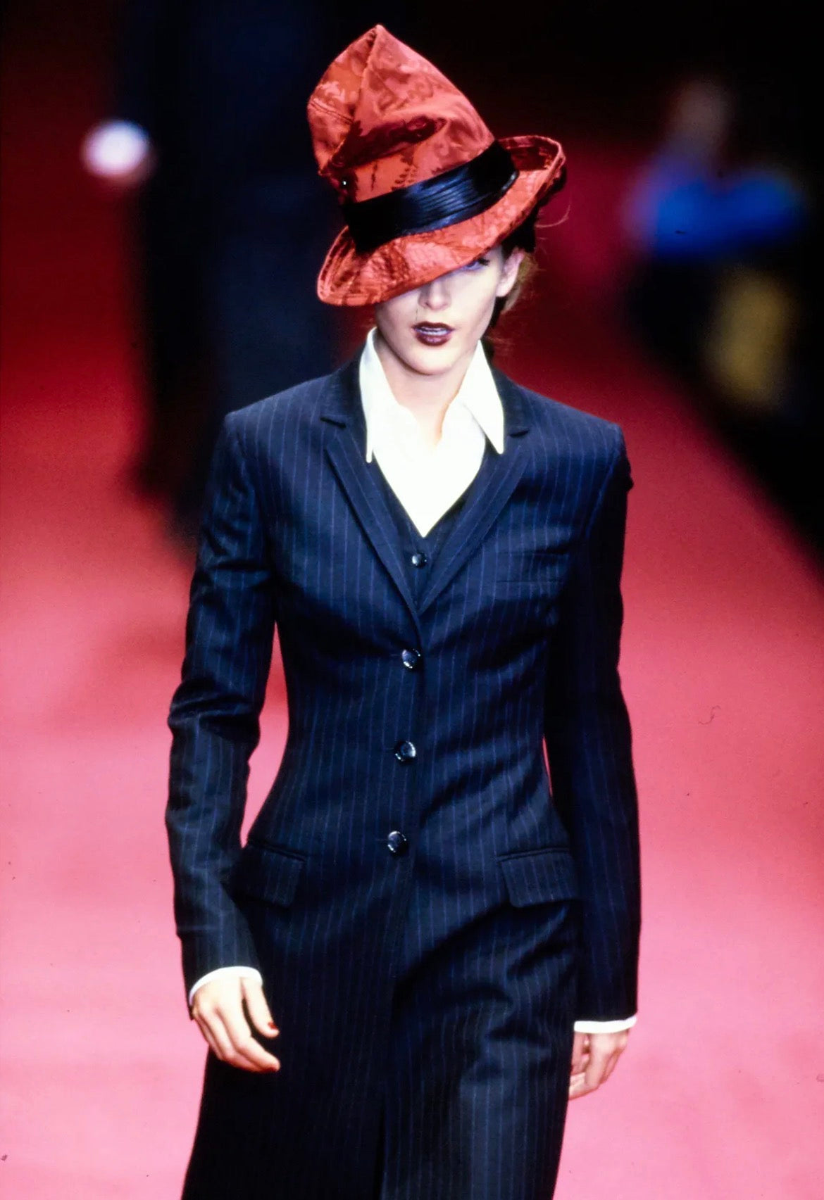 Dolce & Gabbana F/W 1997 Pinstripe Tailored Coat