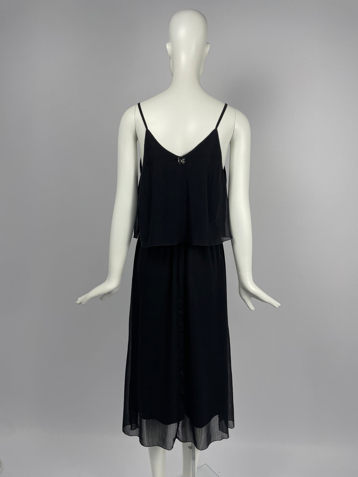 Blumarine 2000’s tulle top maxi dress