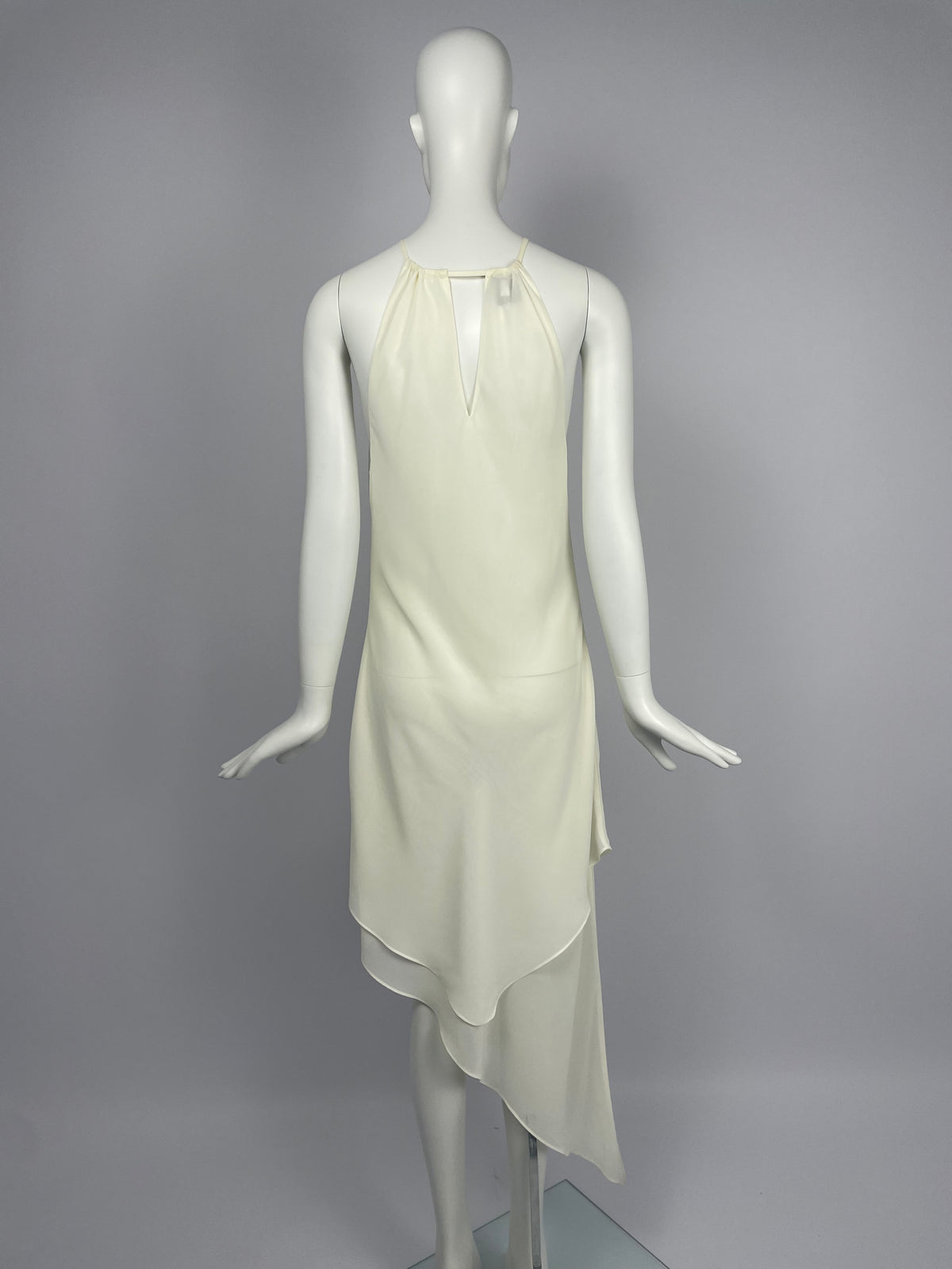 Gai Mattiolo 2000’s Double layer asymmetrical maxi dress