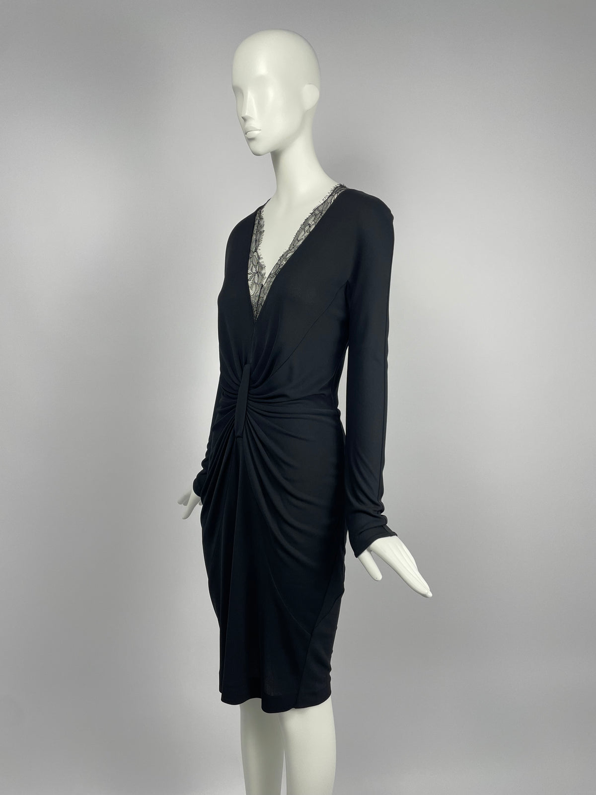 Dior by John Galliano F/W 2009 lace neckline dress