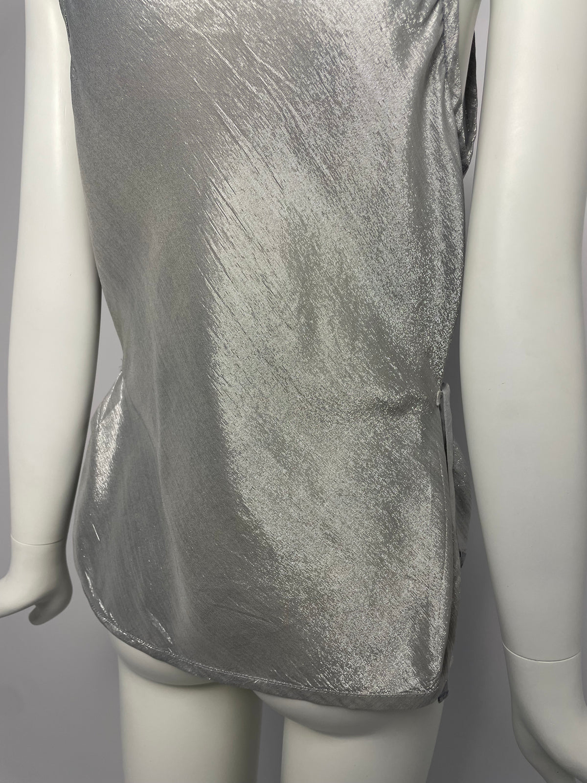 Prada 2000's Silver tie top