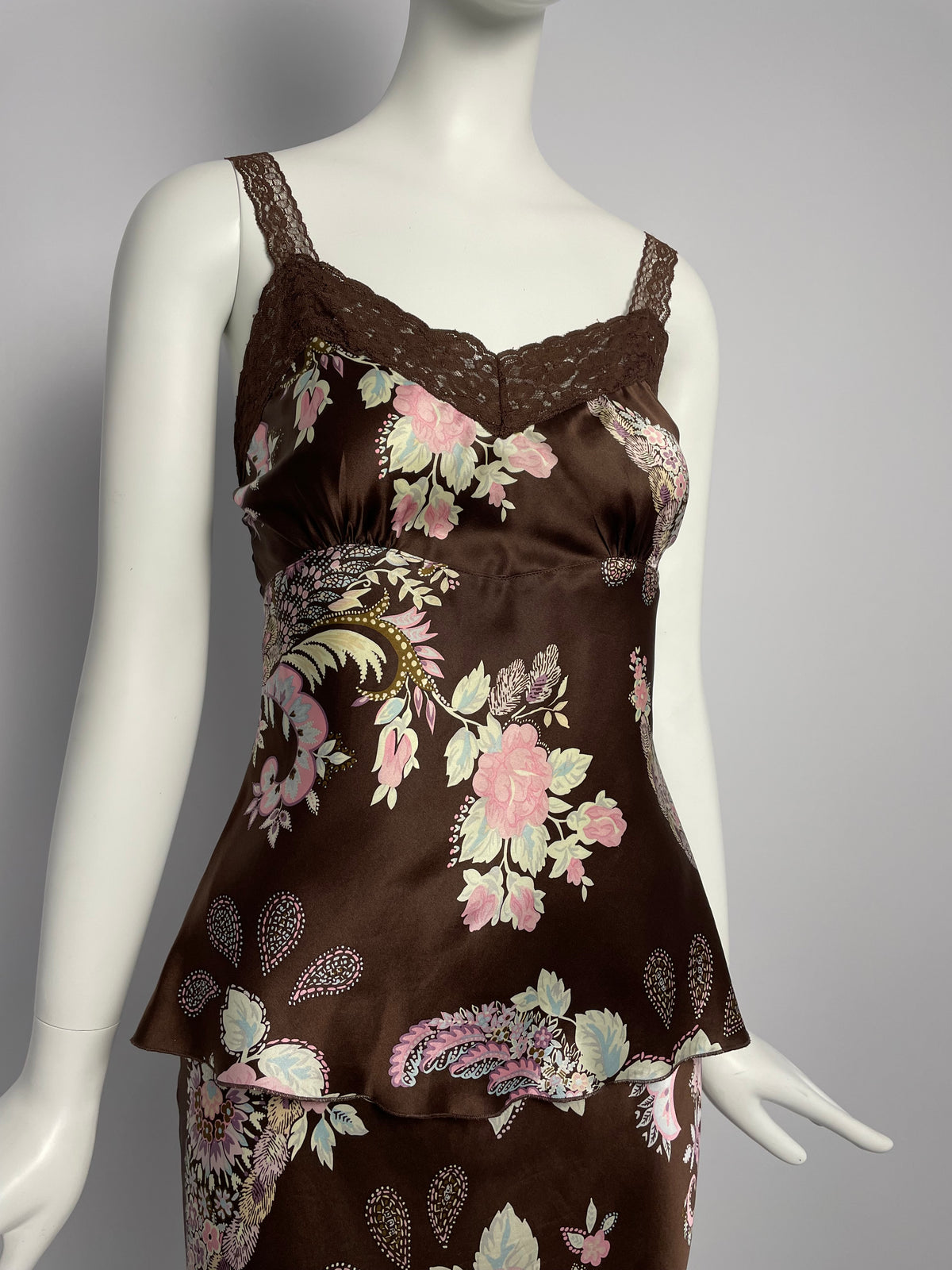 Gerard Darel 2000’s Silk floral set