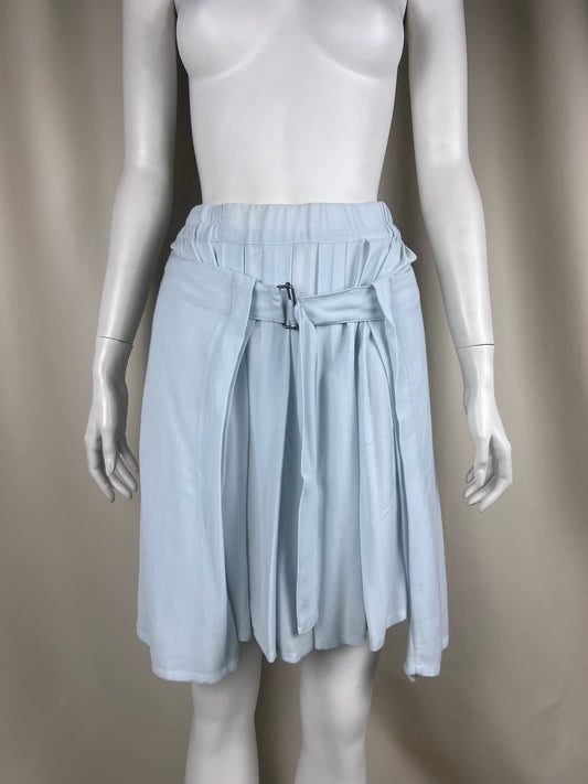 Ann Demeulemeester pleated belt skirt (S)