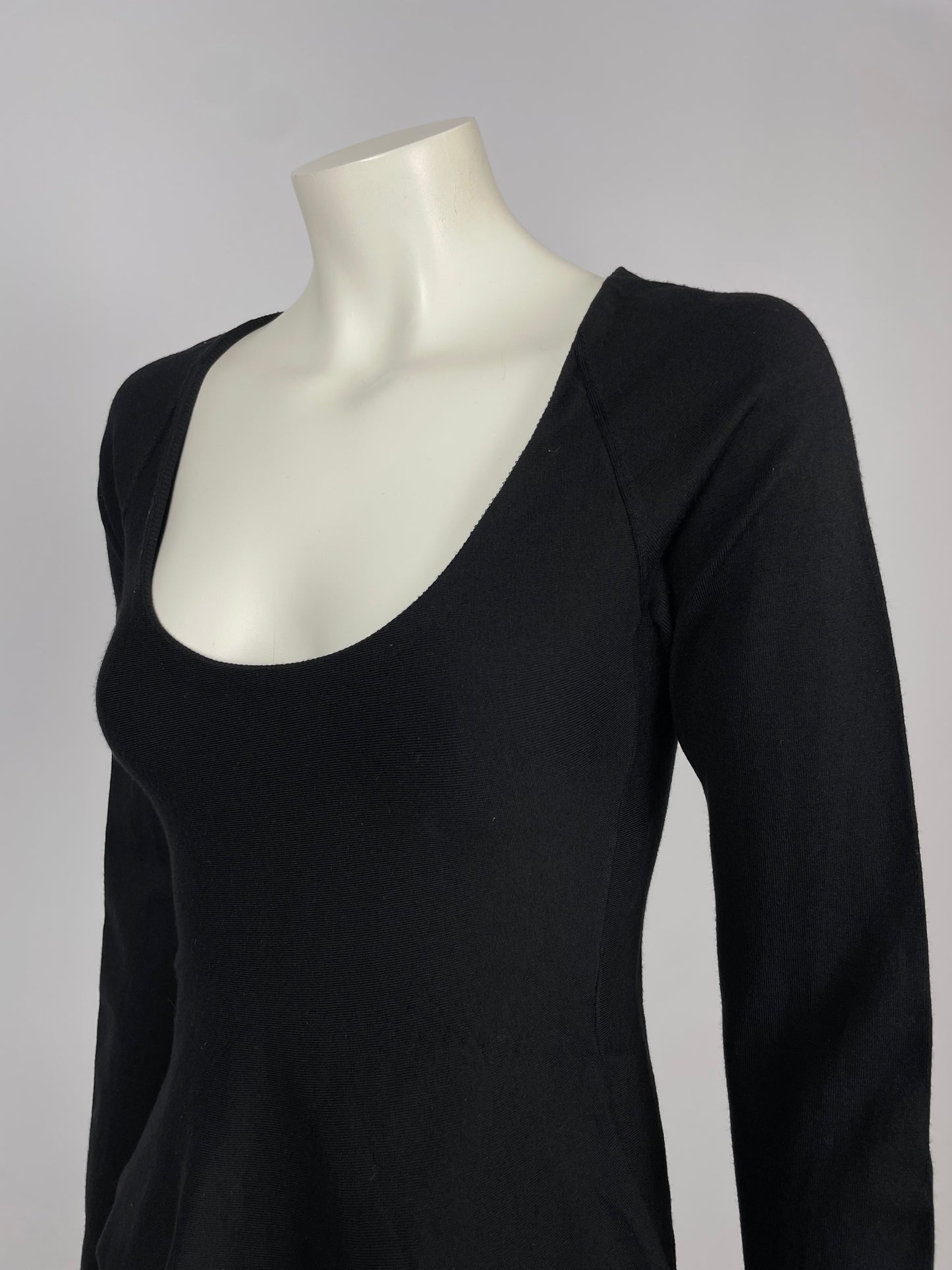 Yves Saint Laurent by Tom Ford double layer wool top
