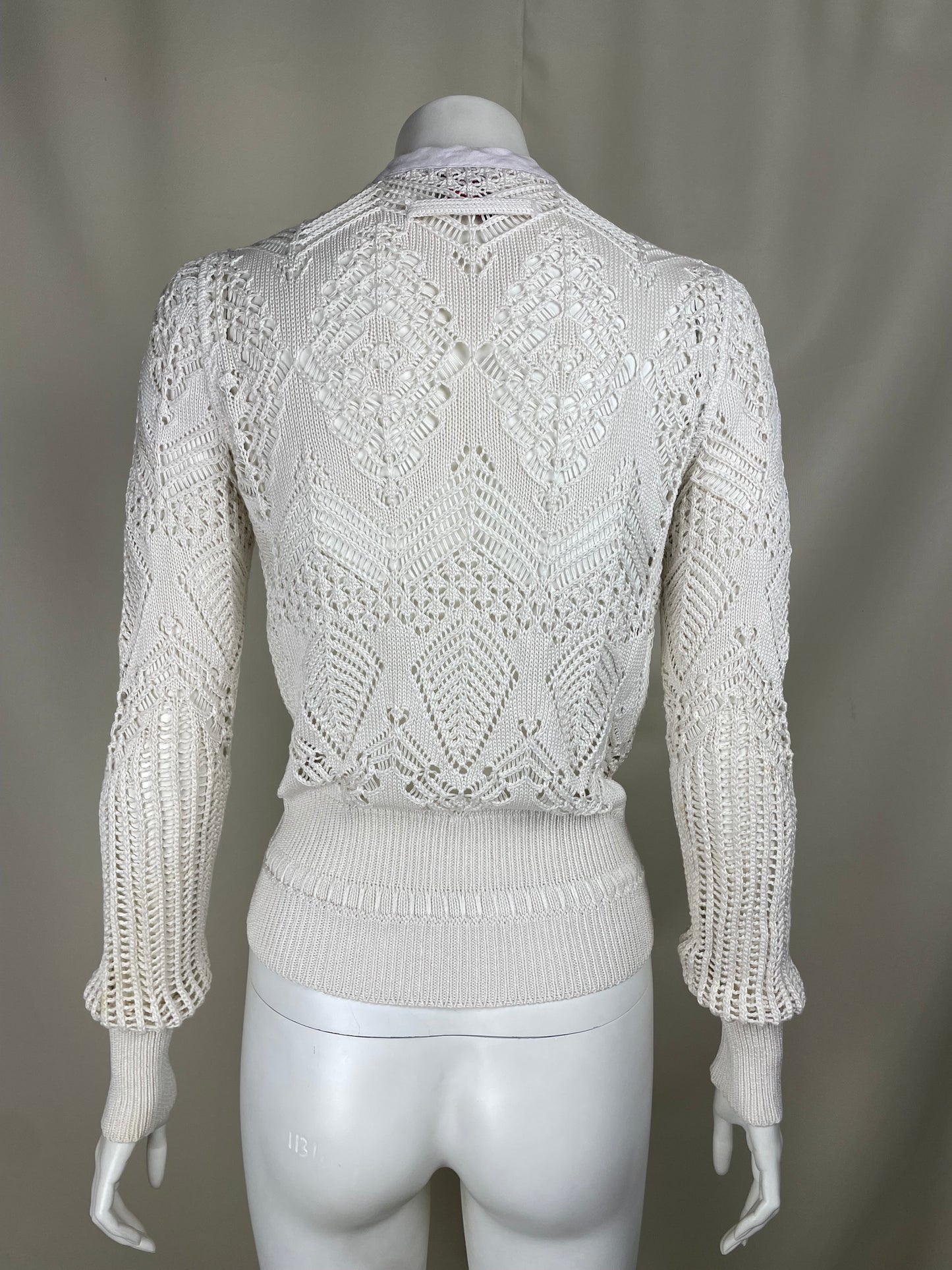 Jean Paul Gaultier Lace Cardigan (S)