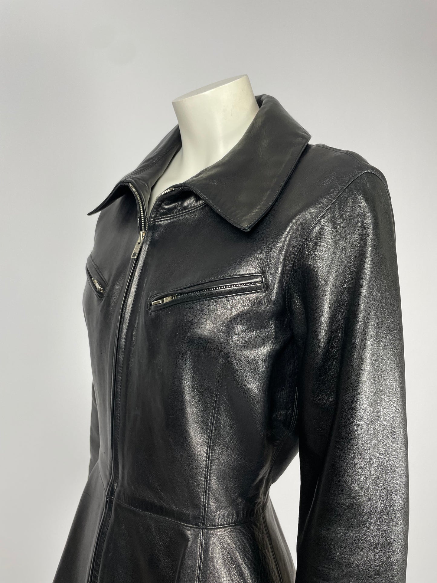 Claude Montana F/W 1992 Ideal Cuirs Leather Jacket