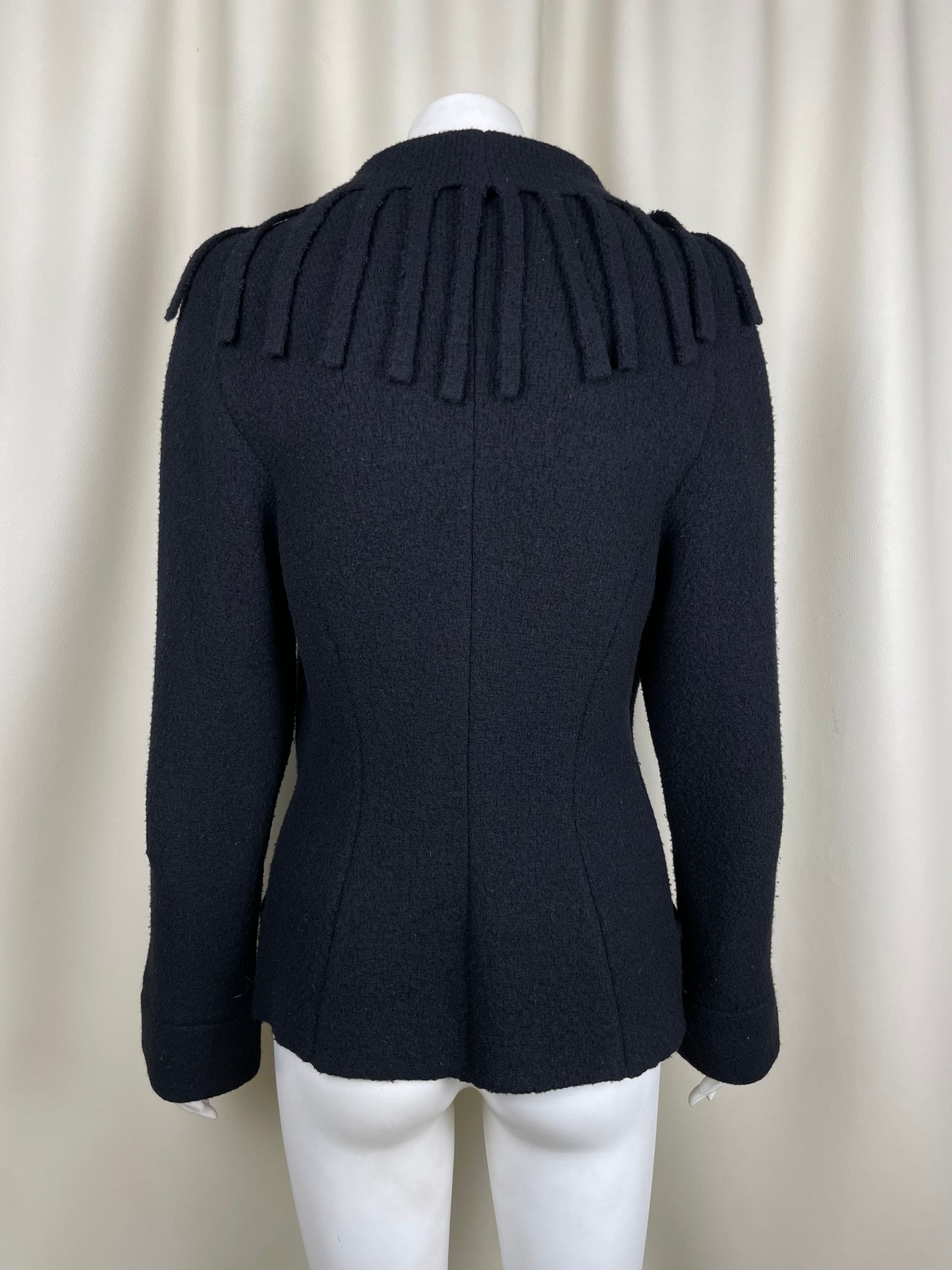 Thierry Mugler Fringes Wool Jacket (L)