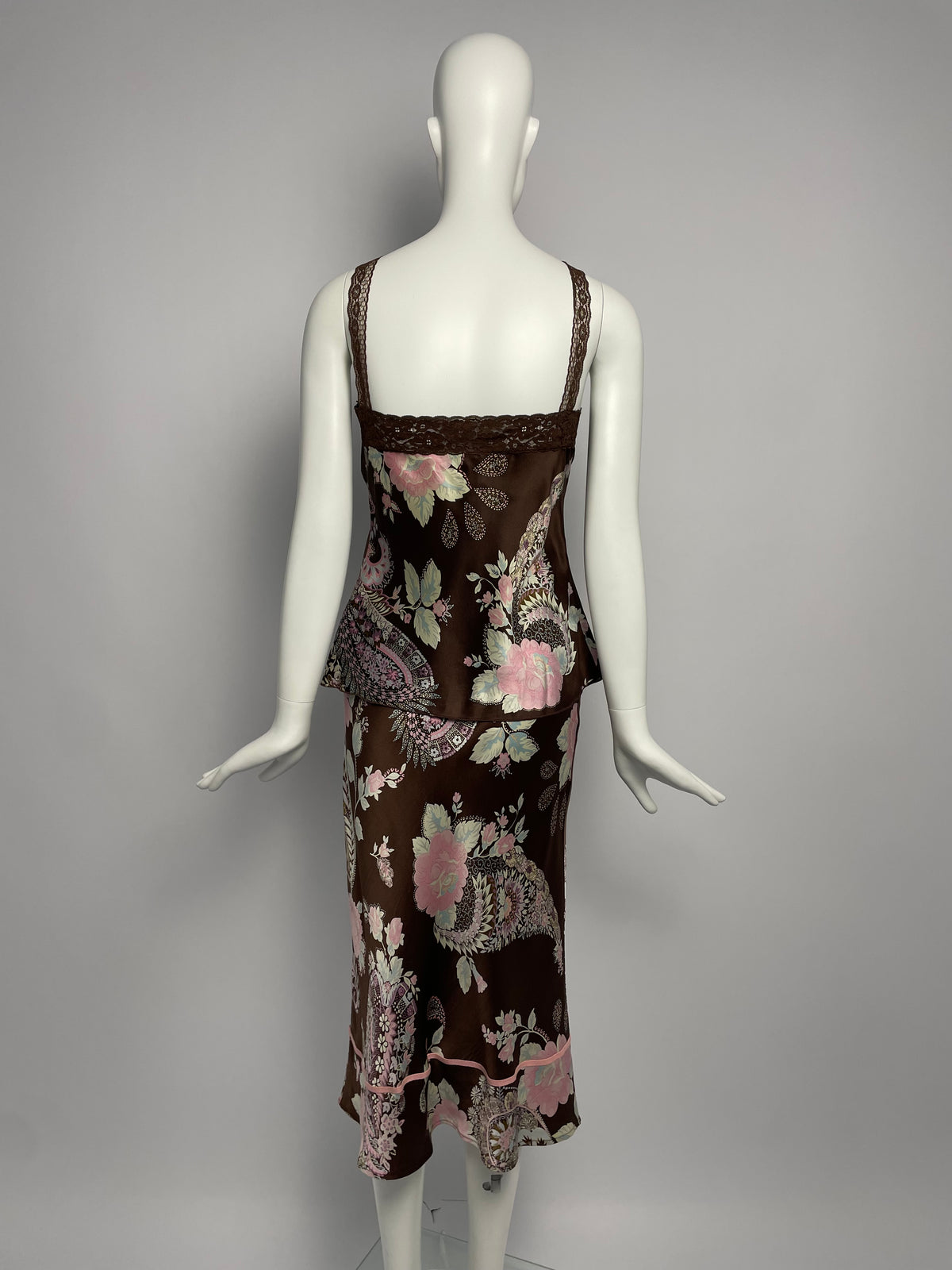 Gerard Darel 2000’s Silk floral set