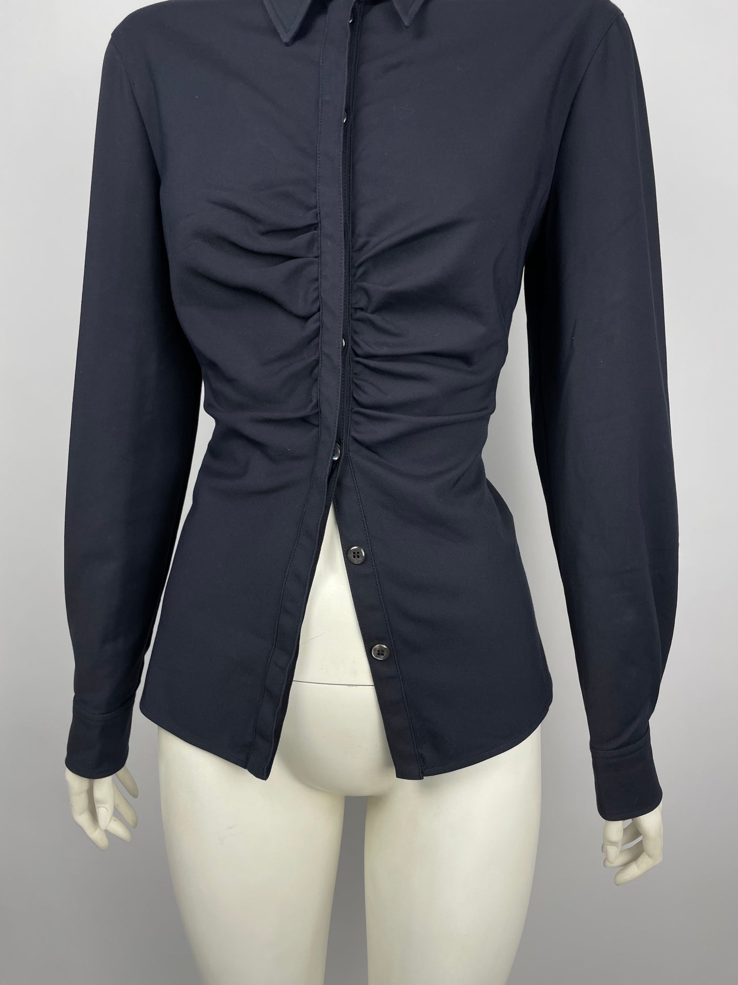 Armani Navy gathered jacket