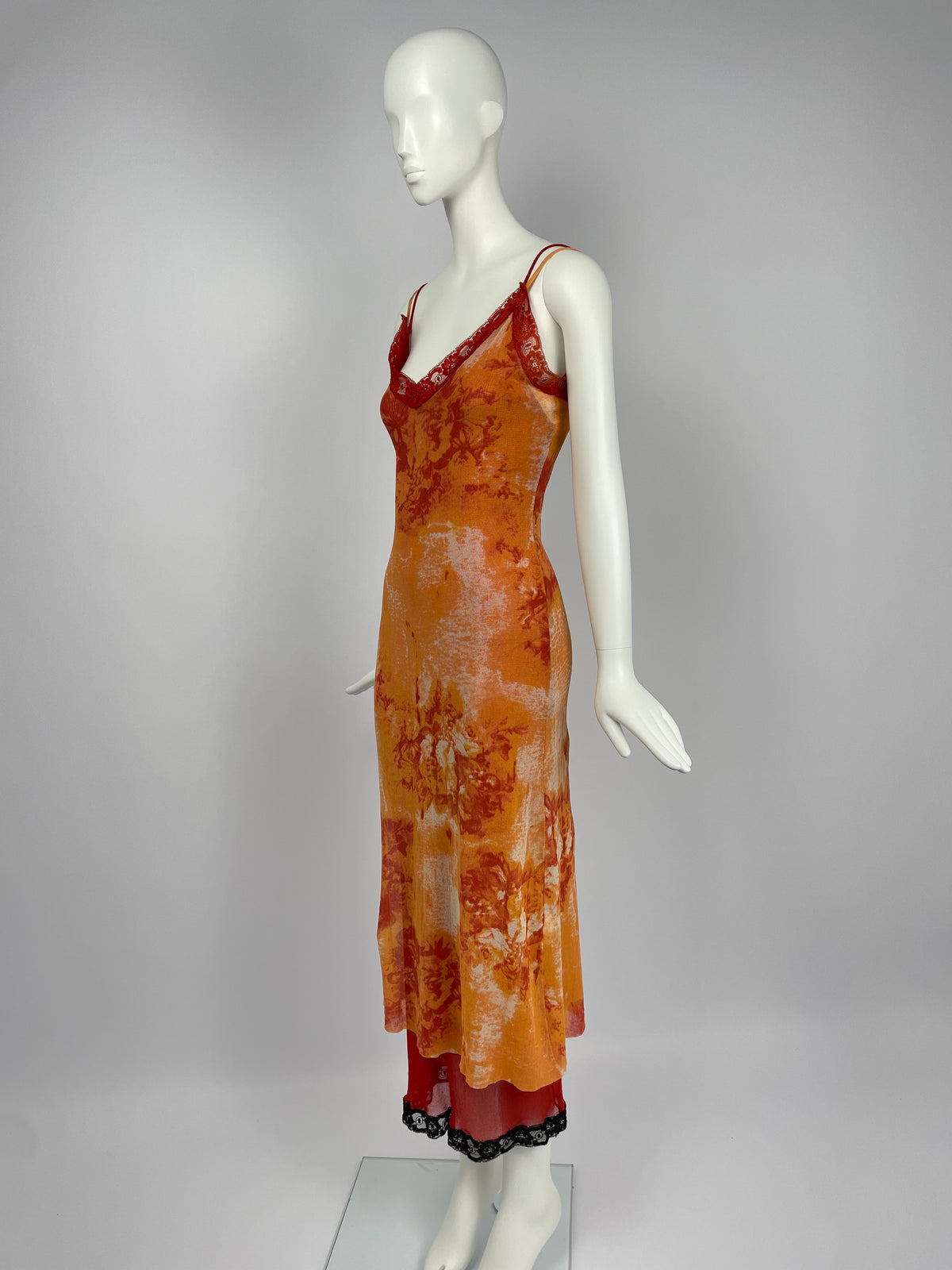 Jean Paul Gaultier 1990’s double layer mesh dress