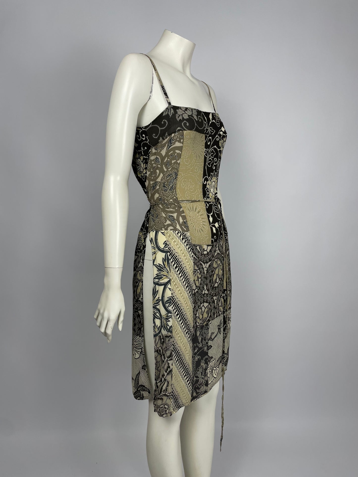 Kenzo 2000’s flower print bondage dress.
