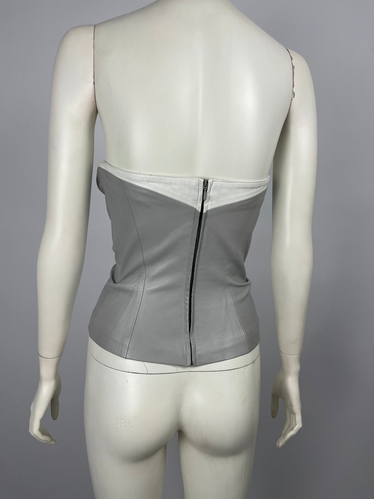 Plein Sud F/W 1991 Leather Bustier