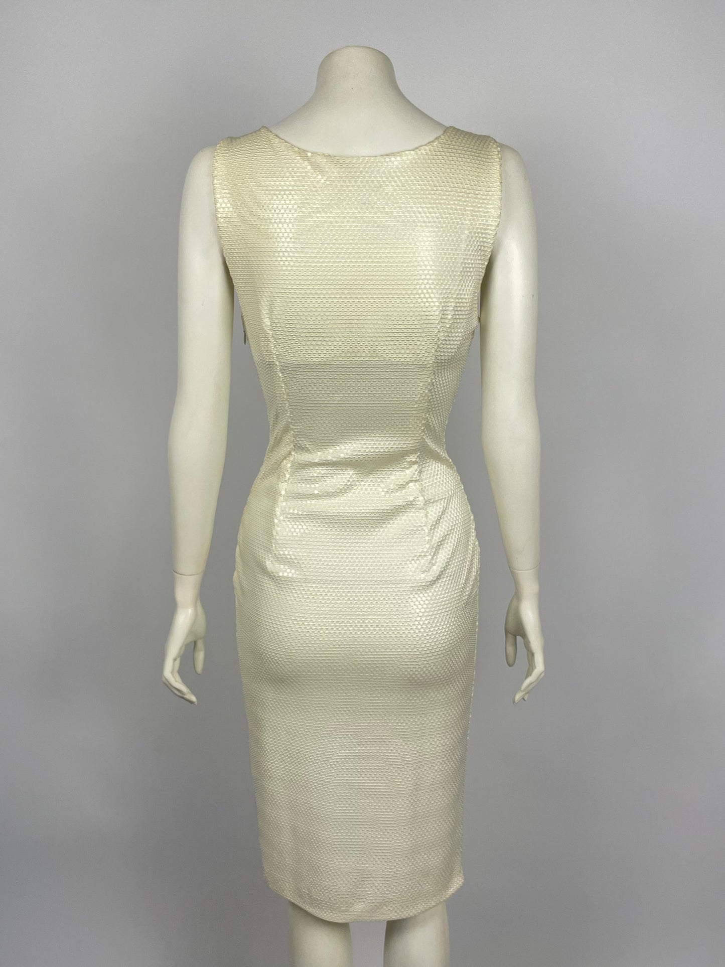 Dolce & Gabbana 1990’s Foil Effect Sheath Dress