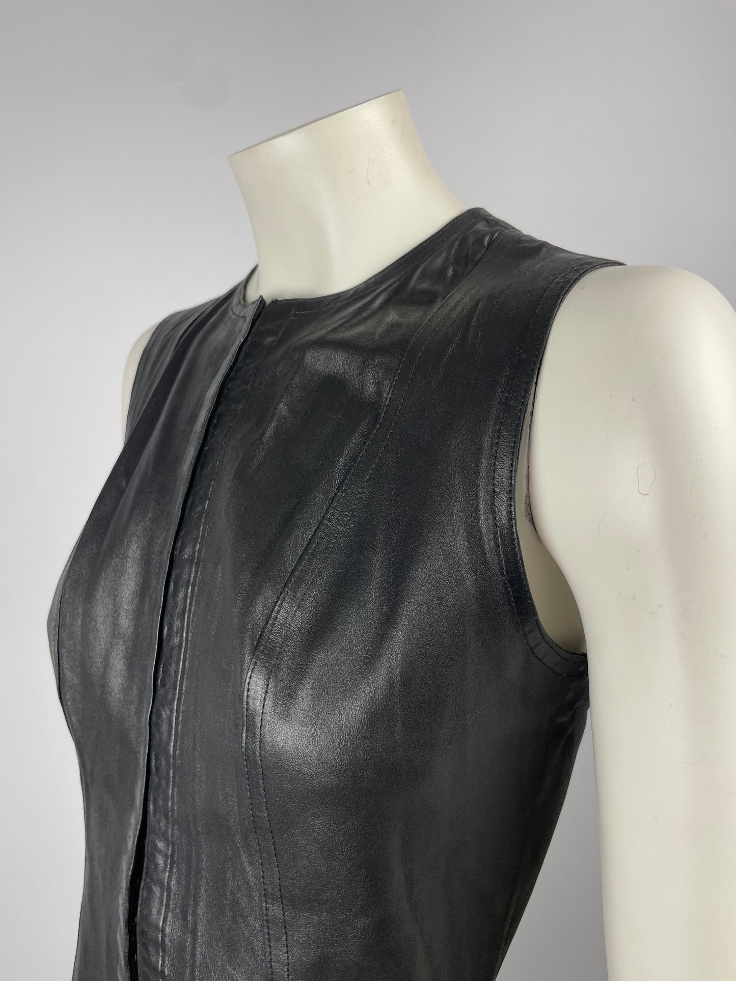 Plein Sud F/W 2002 Leather Vest