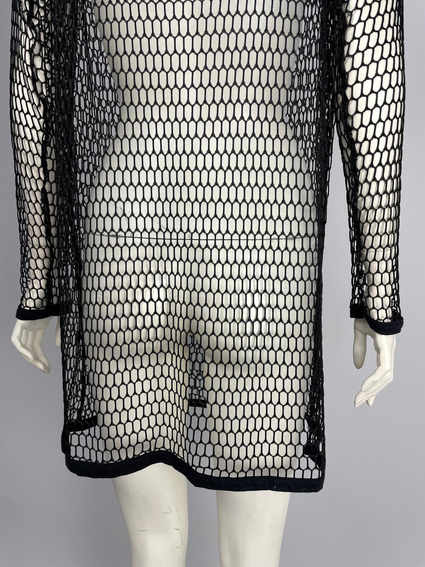 Dolce & Gabbana S/S 1997 net mini dress.
