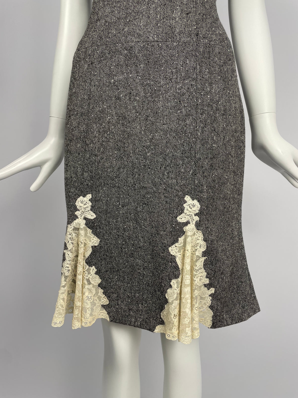 Dior by John Galliano F/W 1998 Lace details dress