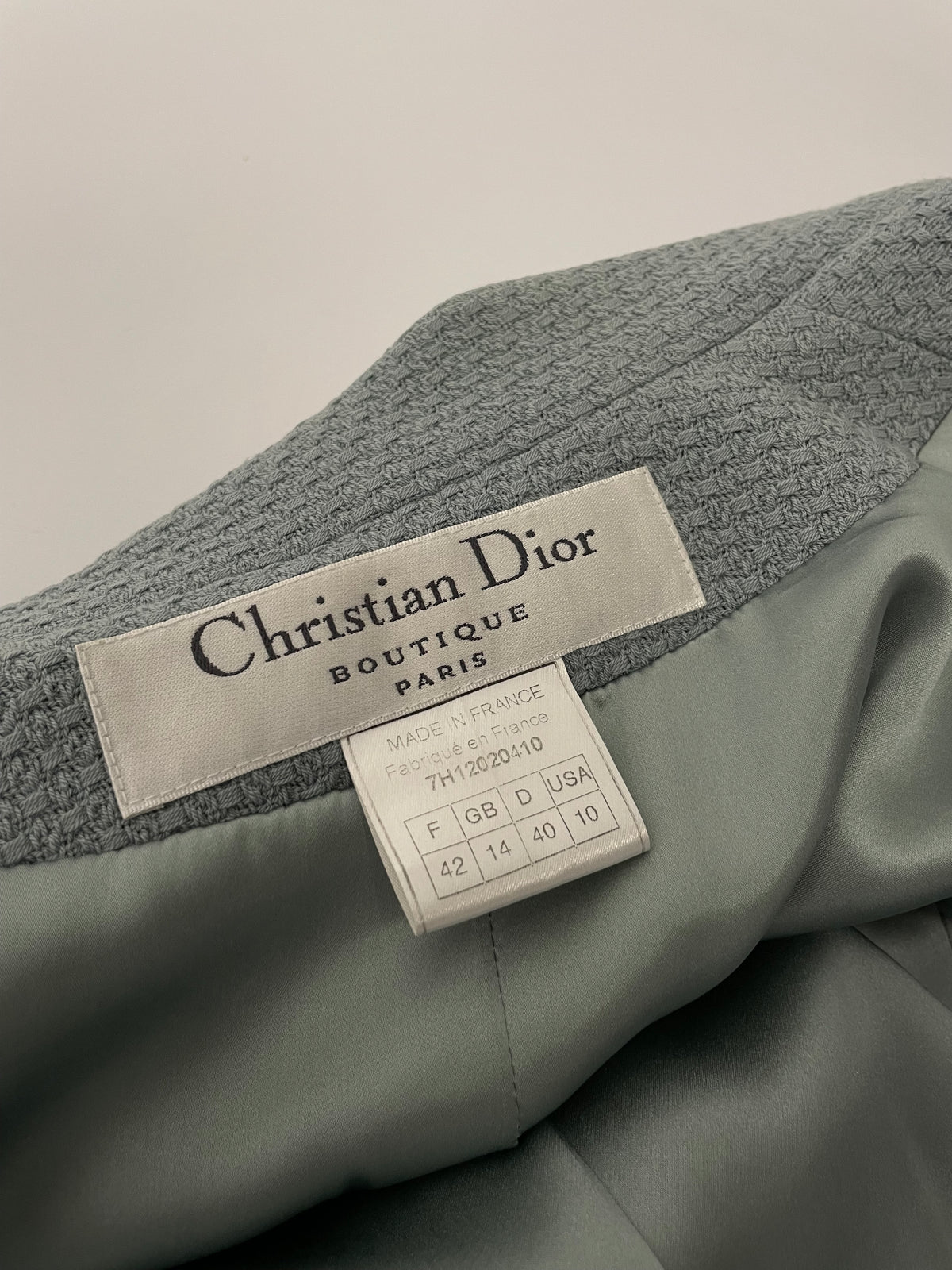 Dior by John Galliano F/W 1997 Bar knit jacket