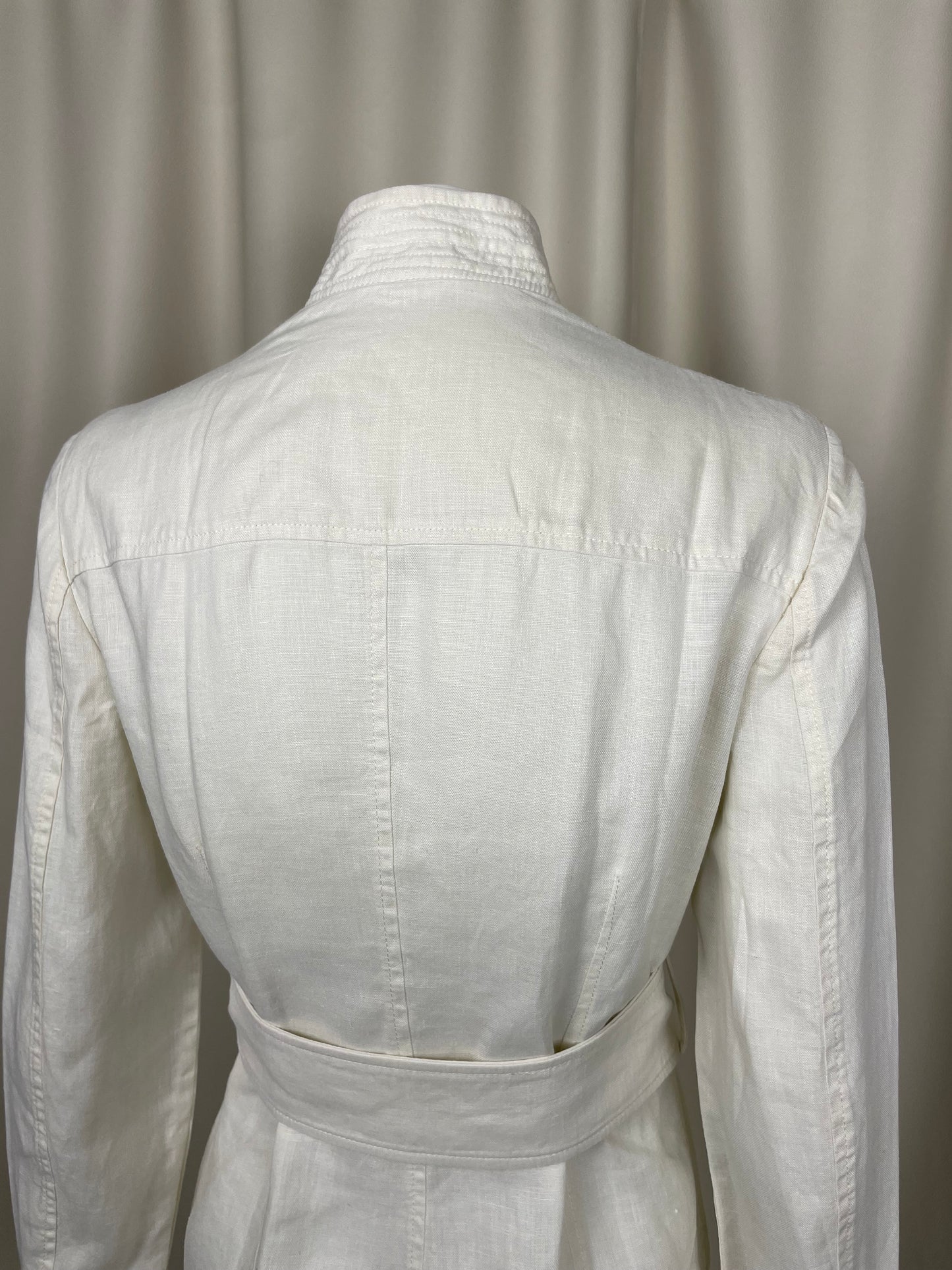 Gianni Versace 1990’s Linen Safari Coat