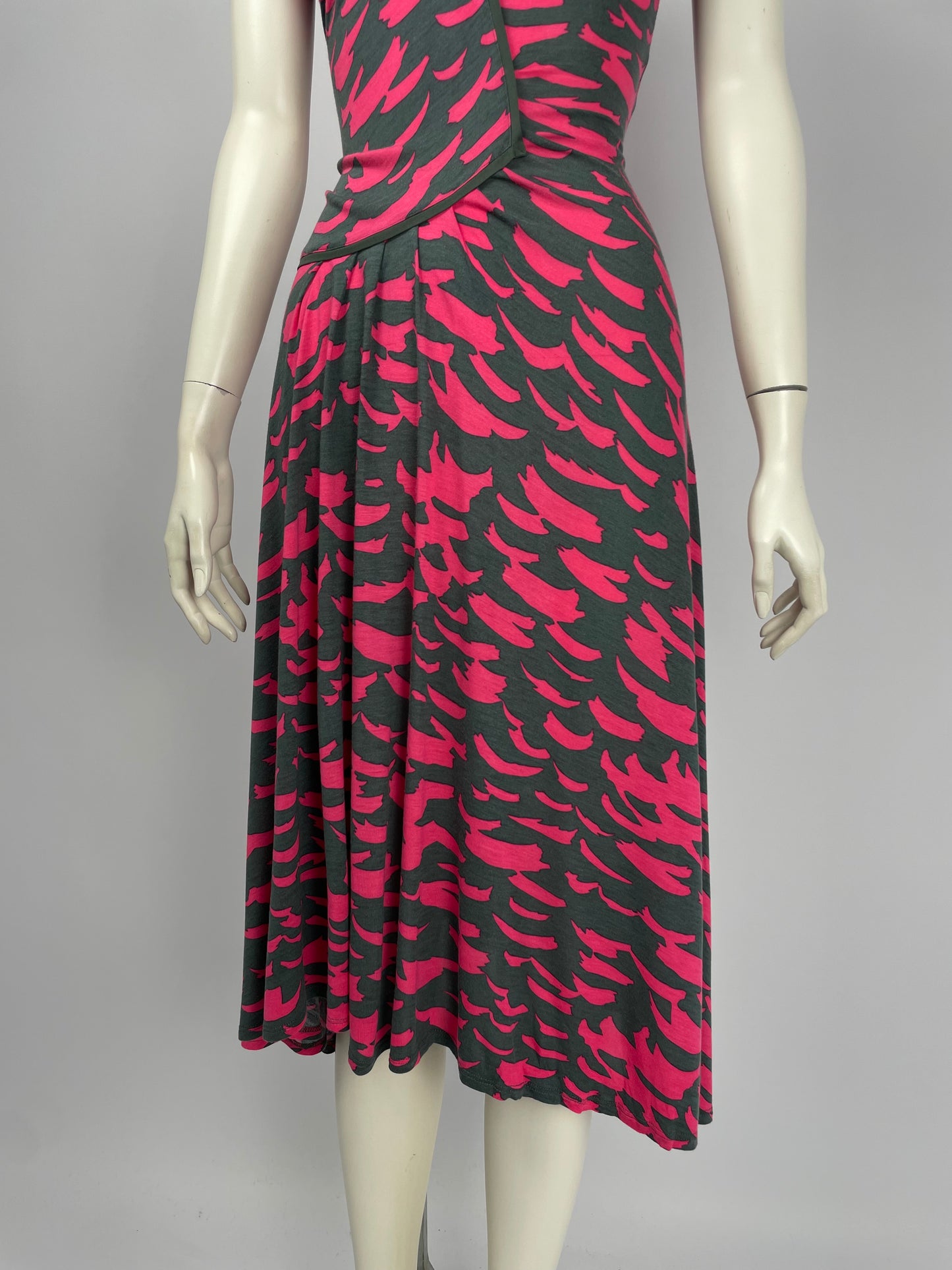 Kenzo 2000’s pink camo maxi dress.